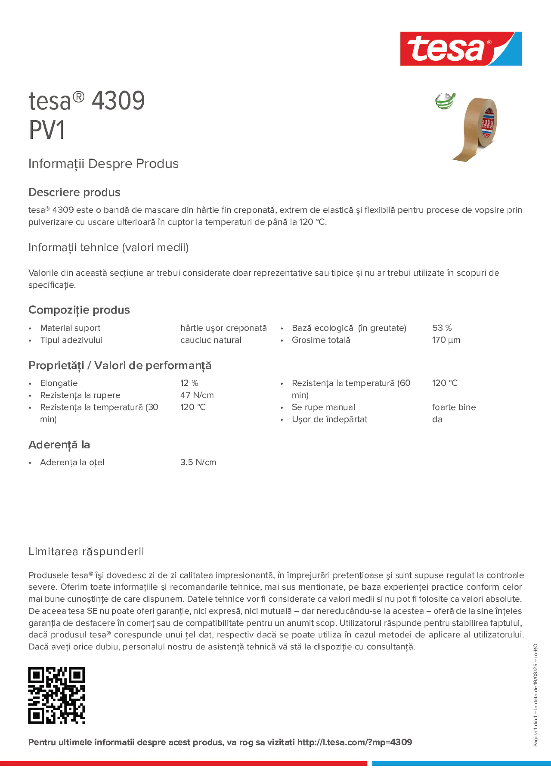 Product information_tesa® 04309_ro-RO