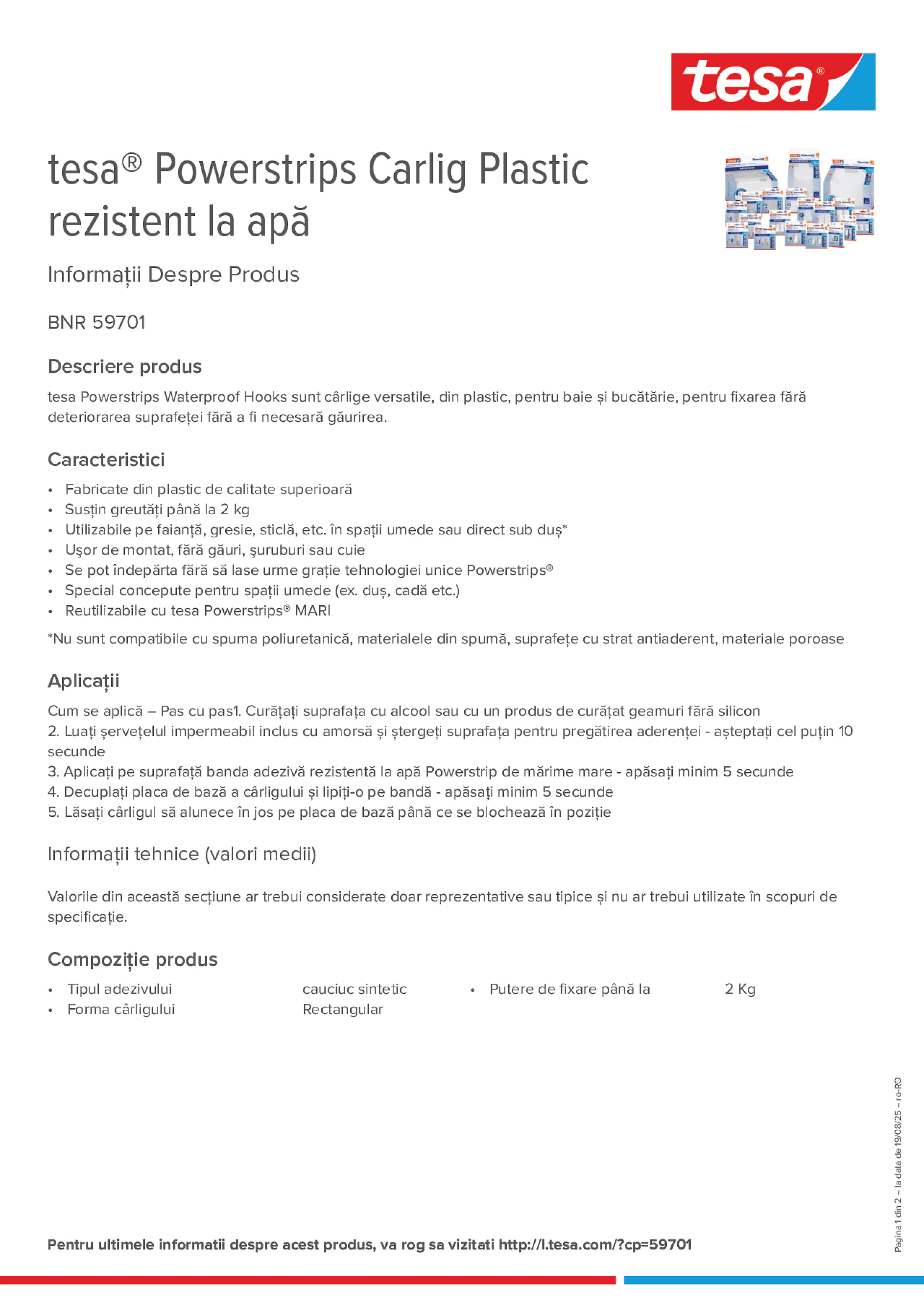 Product information_tesa® Powerstrips 59701_ro-RO