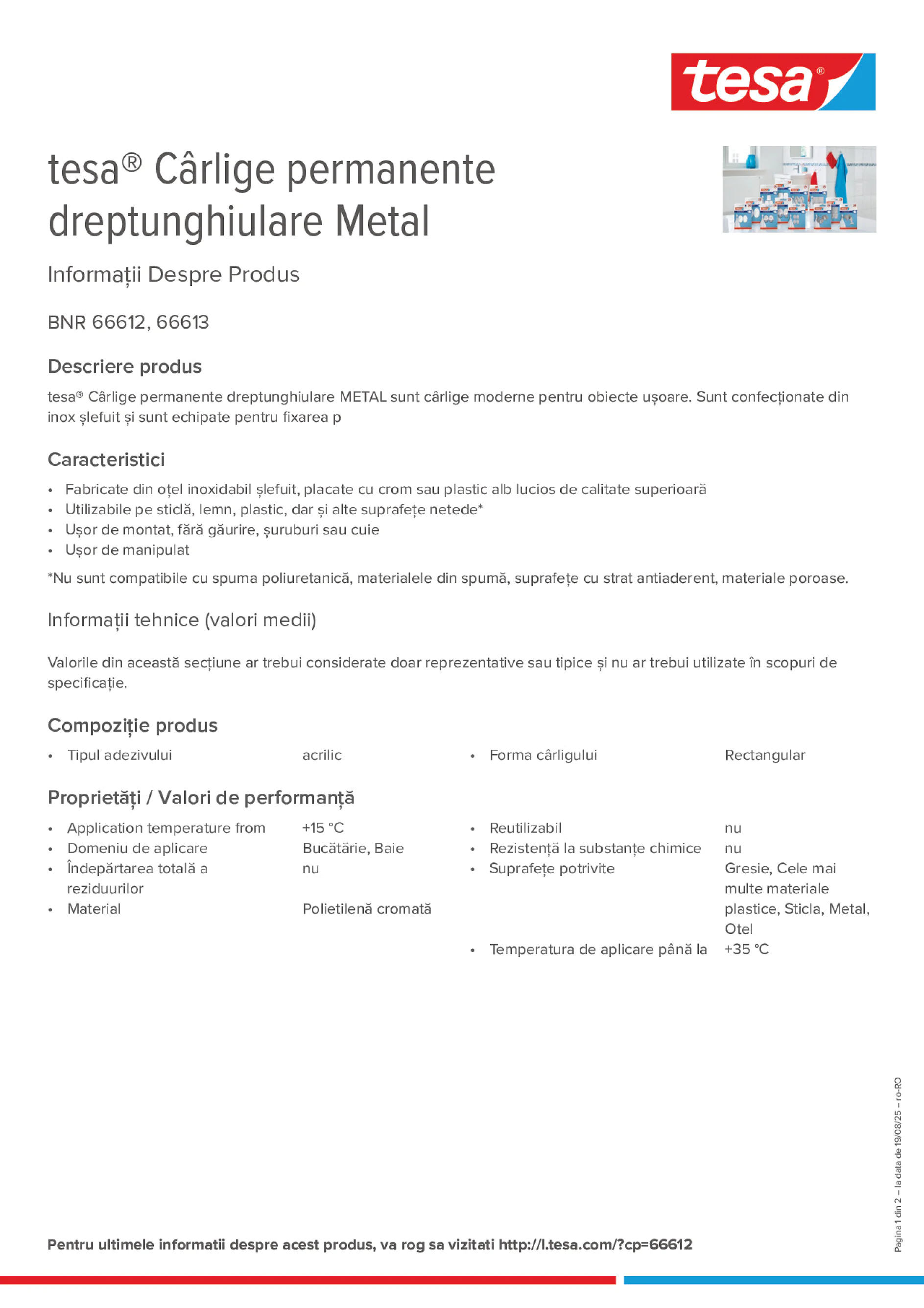 Product information_tesa® 66612_ro-RO