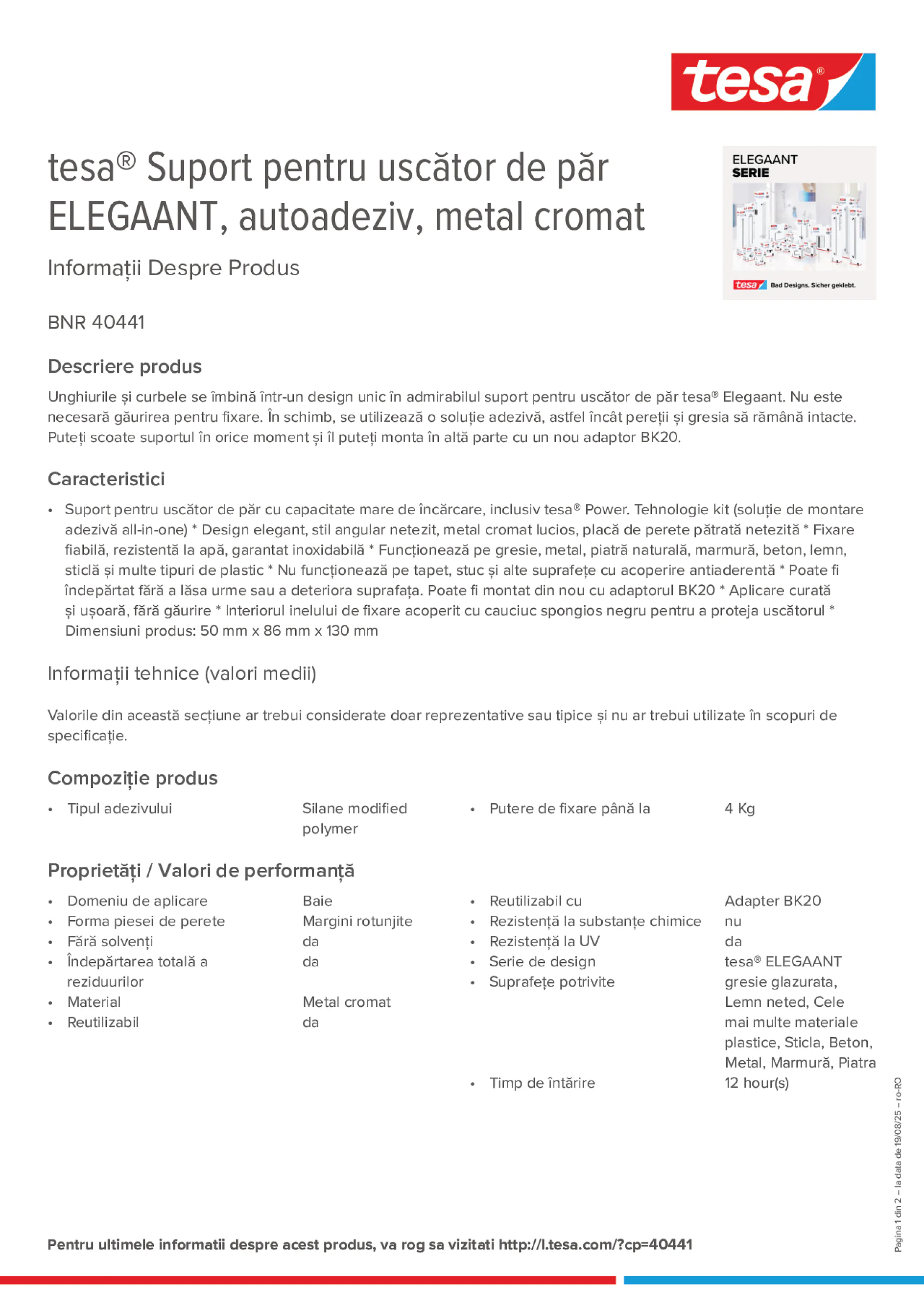 Product information_tesa® 40441_ro-RO