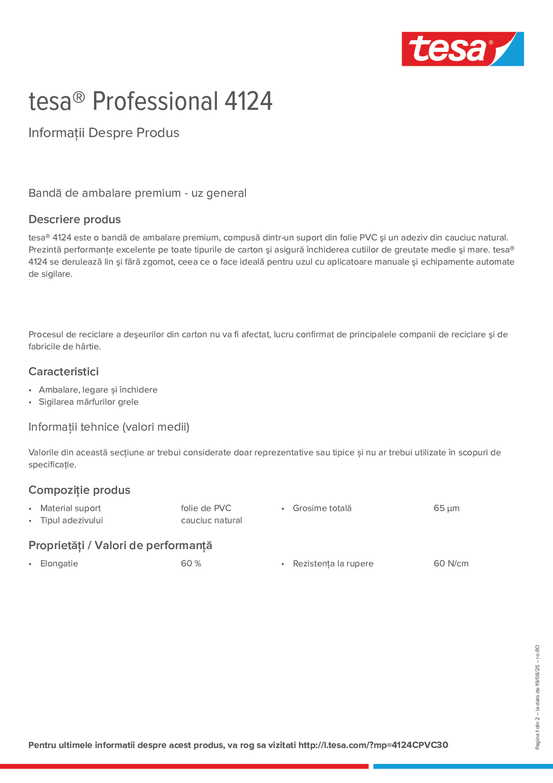 Product information_tesa® Professional 04124_ro-RO
