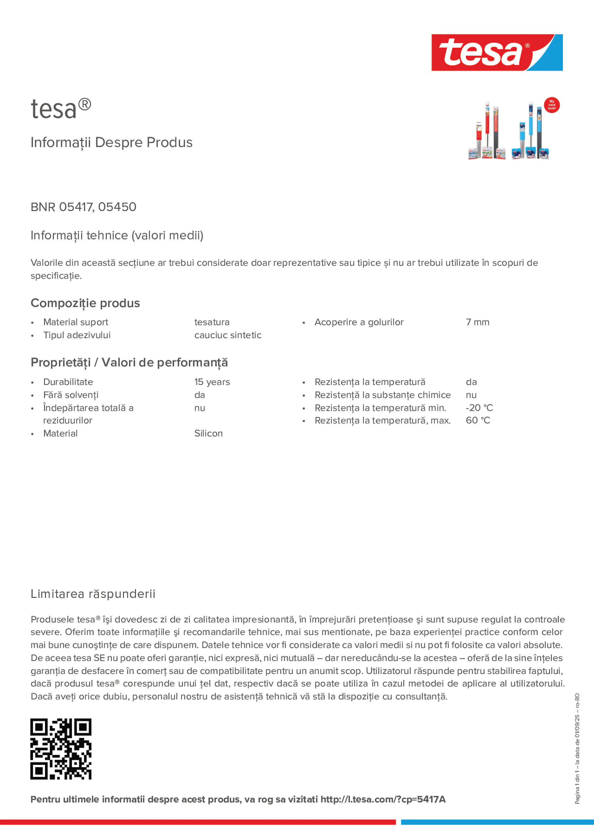 Product information_tesa® 05417_ro-RO