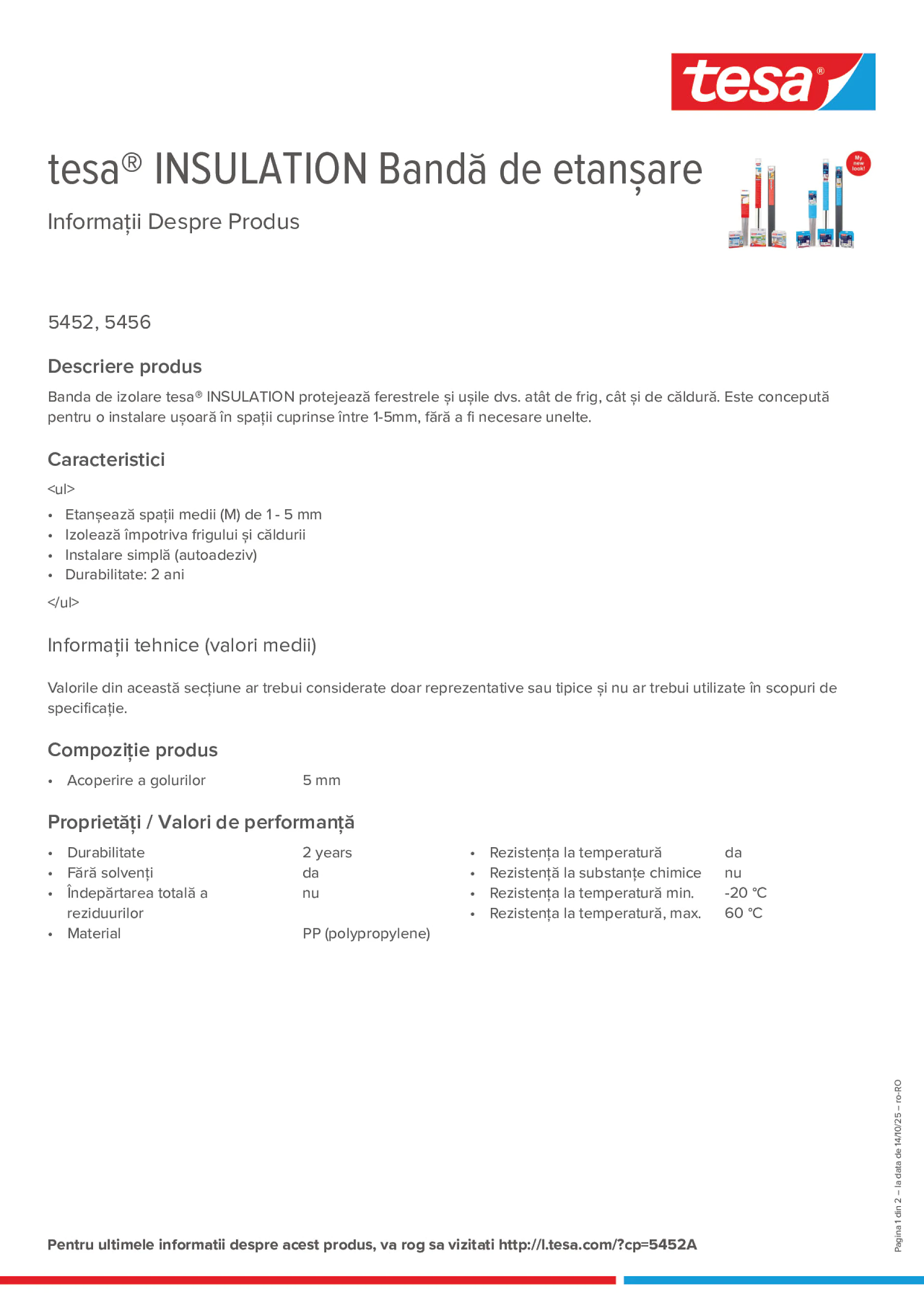 Product information_tesa® 05452_ro-RO