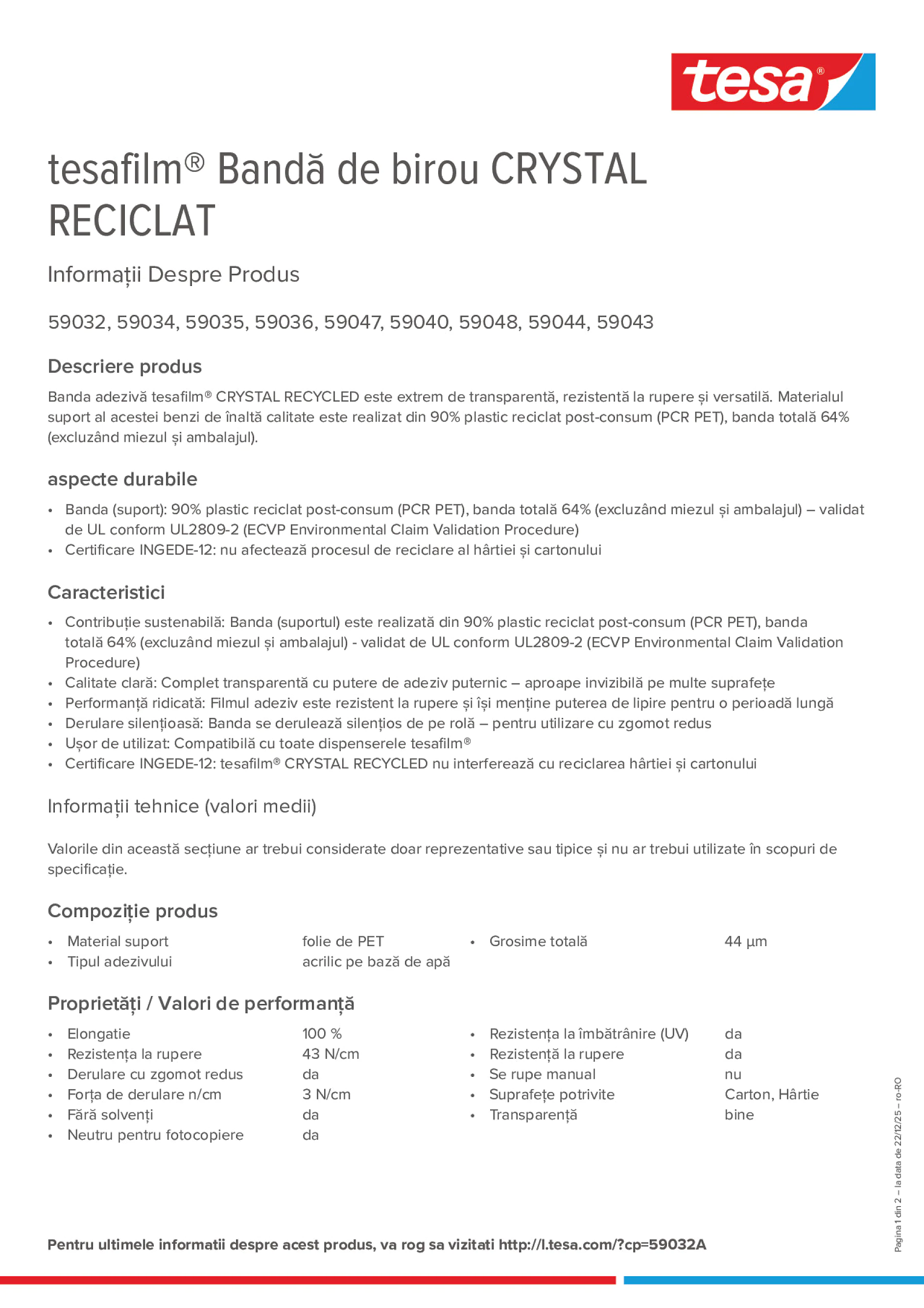 Product information_tesafilm® 59032_ro-RO