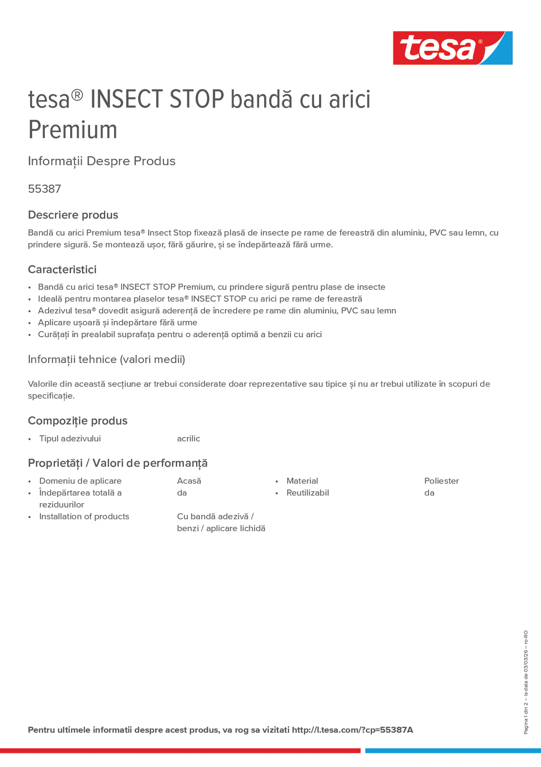 Product information_tesa® 55387A_ro-RO