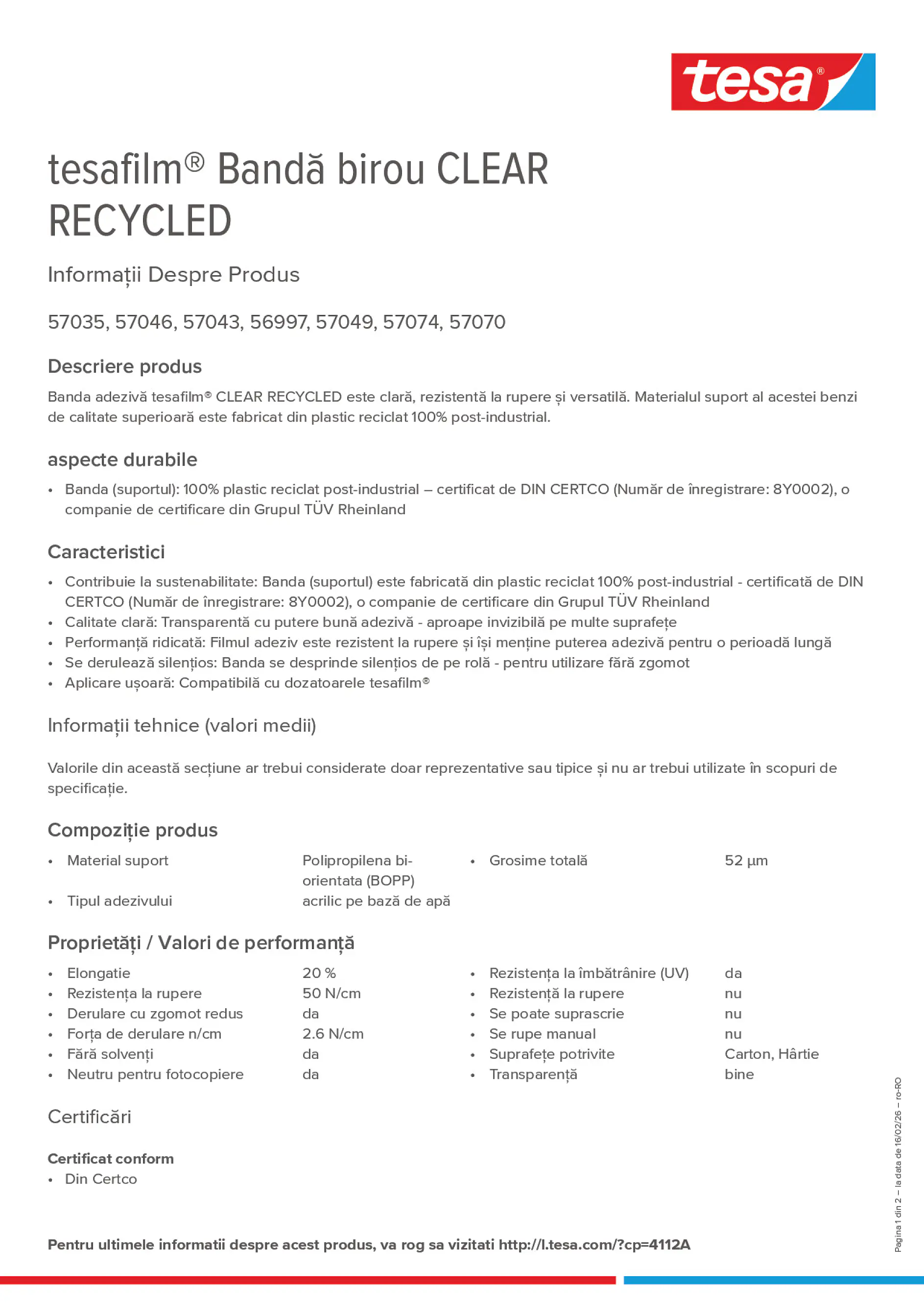 Product information_tesafilm® 57035_ro-RO