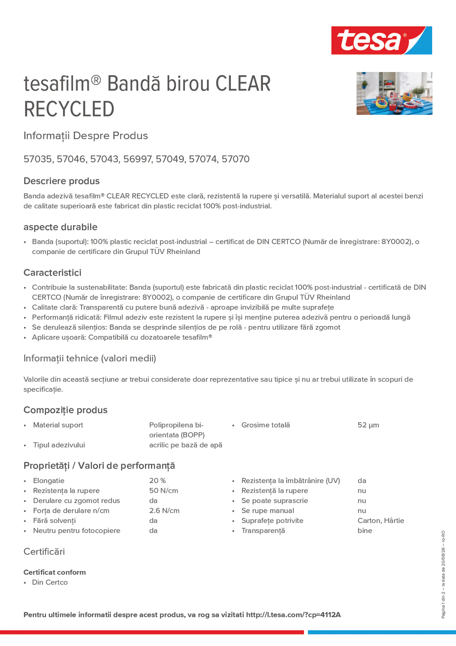 Product information_tesafilm® 57035_ro-RO