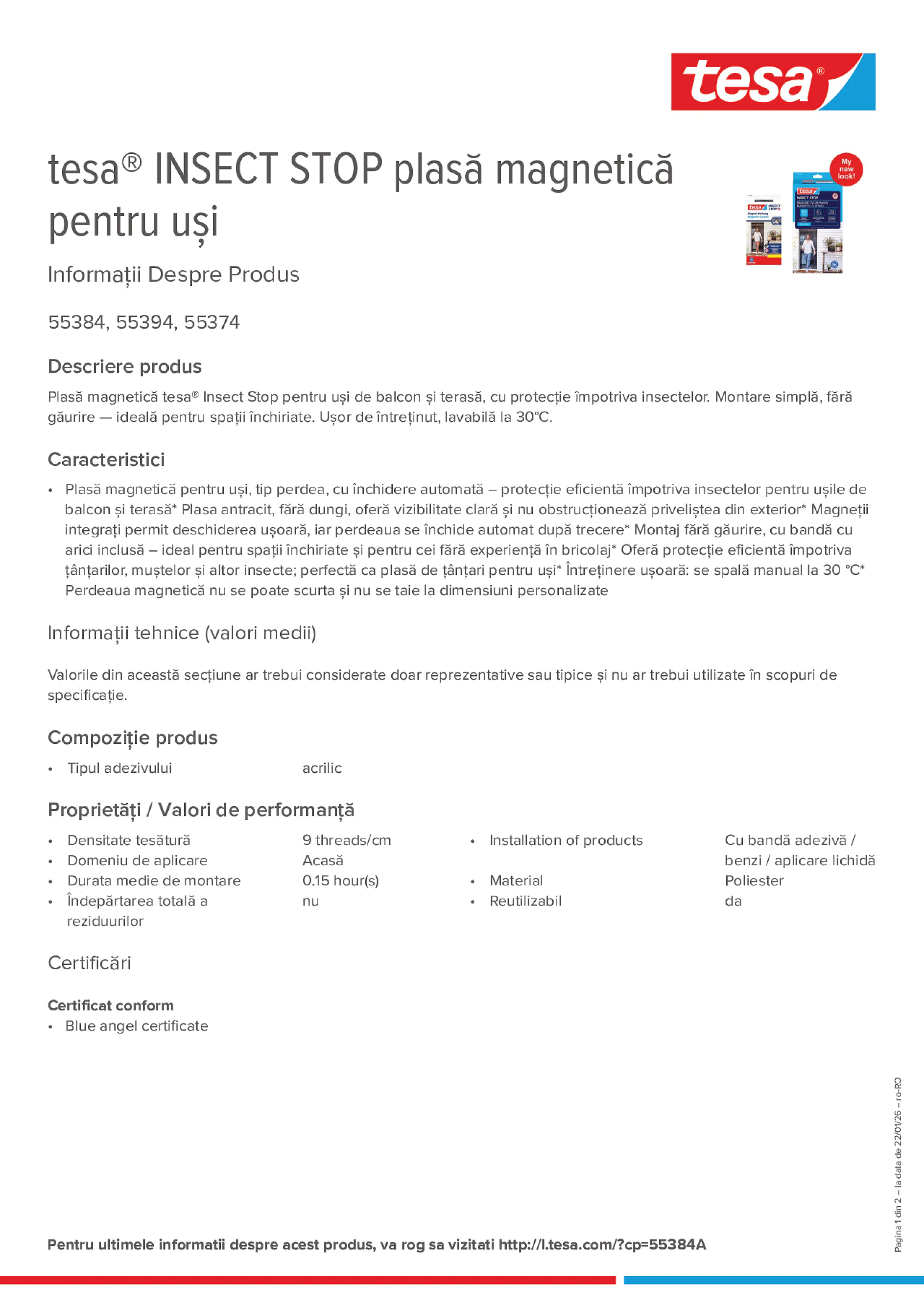 Product information_tesa® 55384_ro-RO