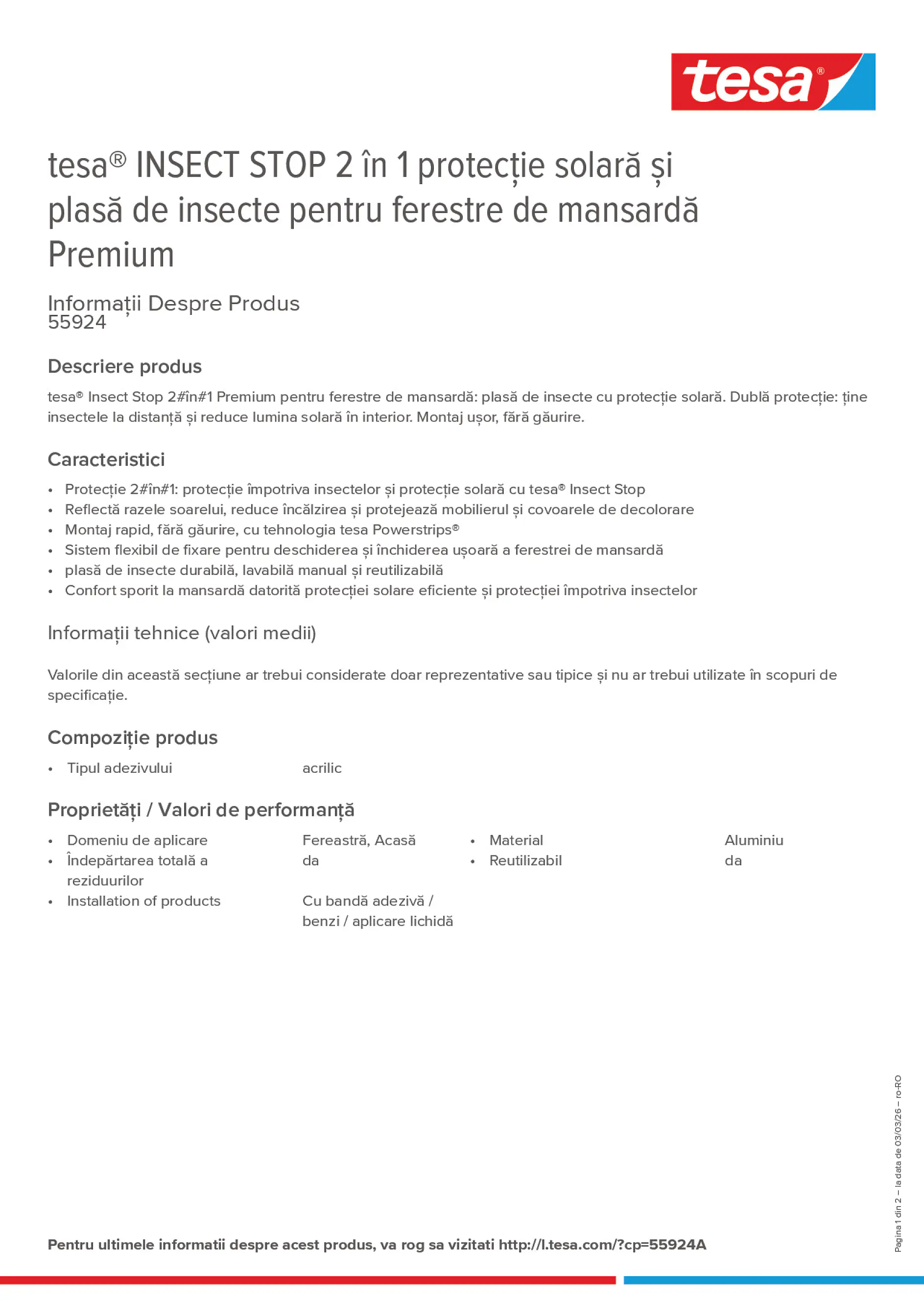 Product information_tesa® 55924A_ro-RO