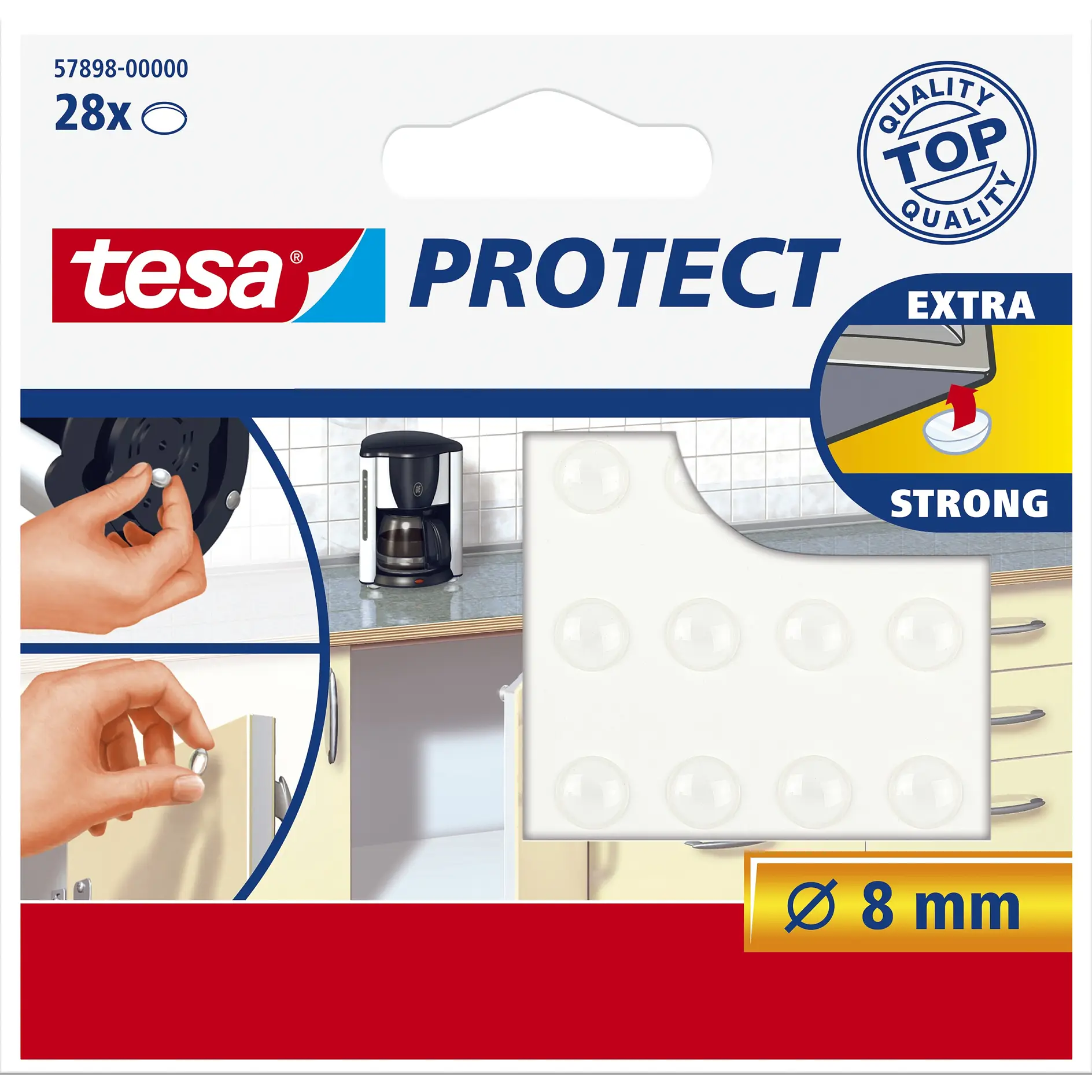 [en-en] tesa Protect 8mm, Anti-noises, 28pcs