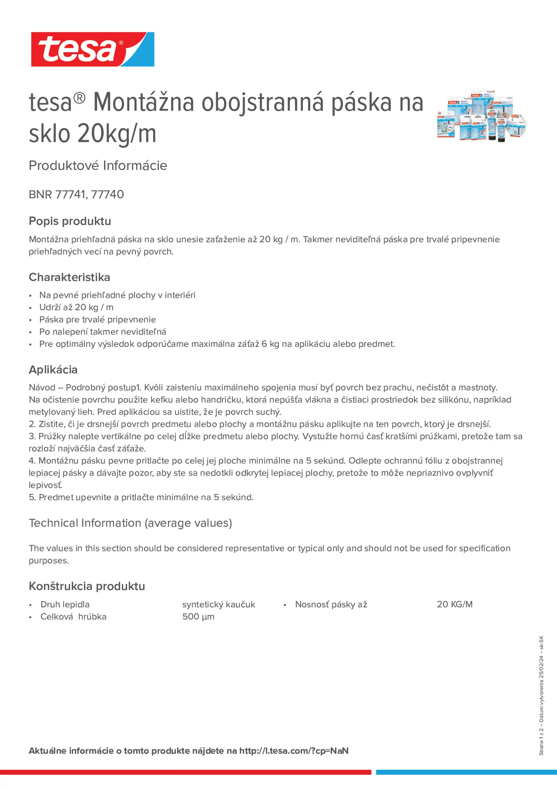 Product information_tesa® 77740_sk-SK