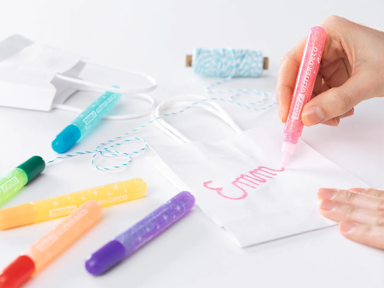 [en-en] tesa Glitter Deco Candy Colour