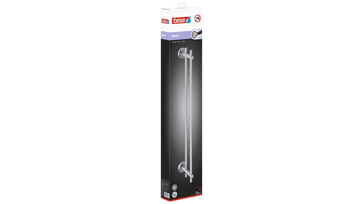 [en-en] tesa Moon Bath Towel Rod Double