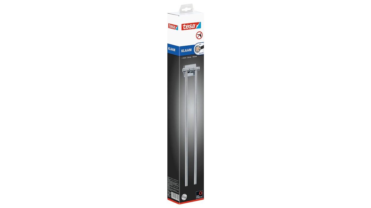 [en-en] tesa Klaam 2-Armed Towel Holder