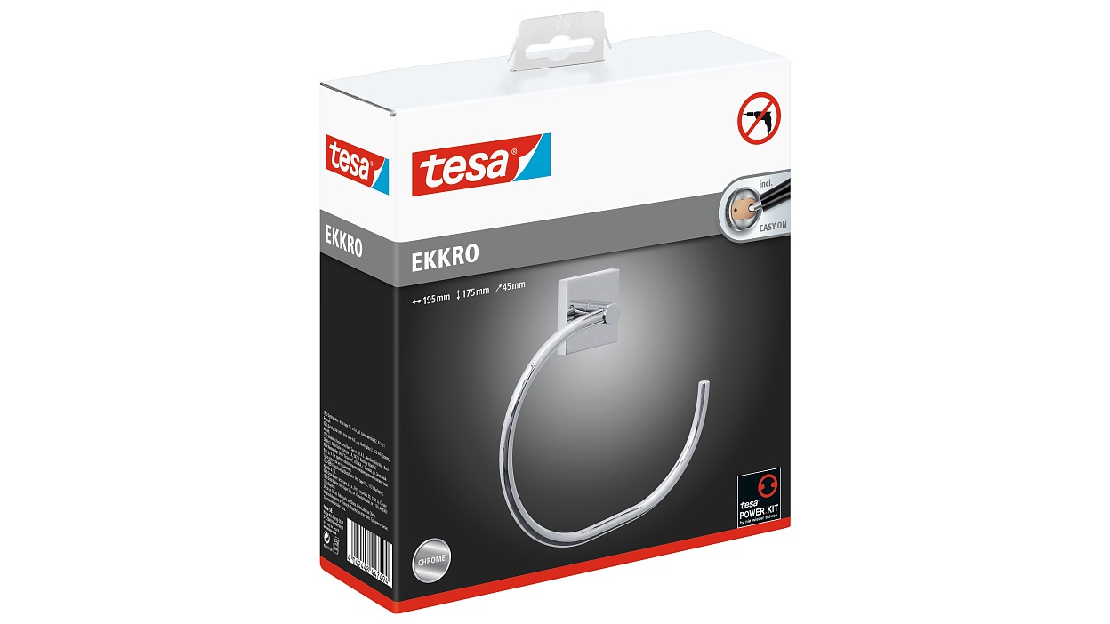 [en-en] tesa Ekkro Towel Ring