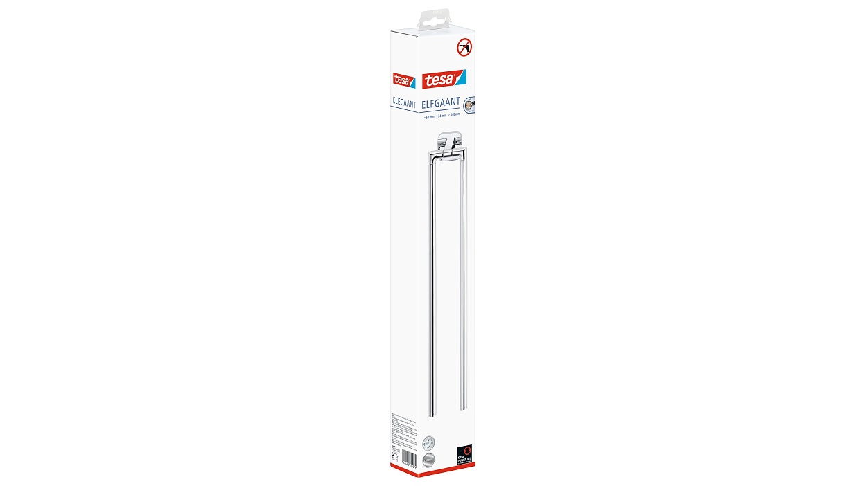 [en-en] tesa Elegaant 2-Armed Towel Holder