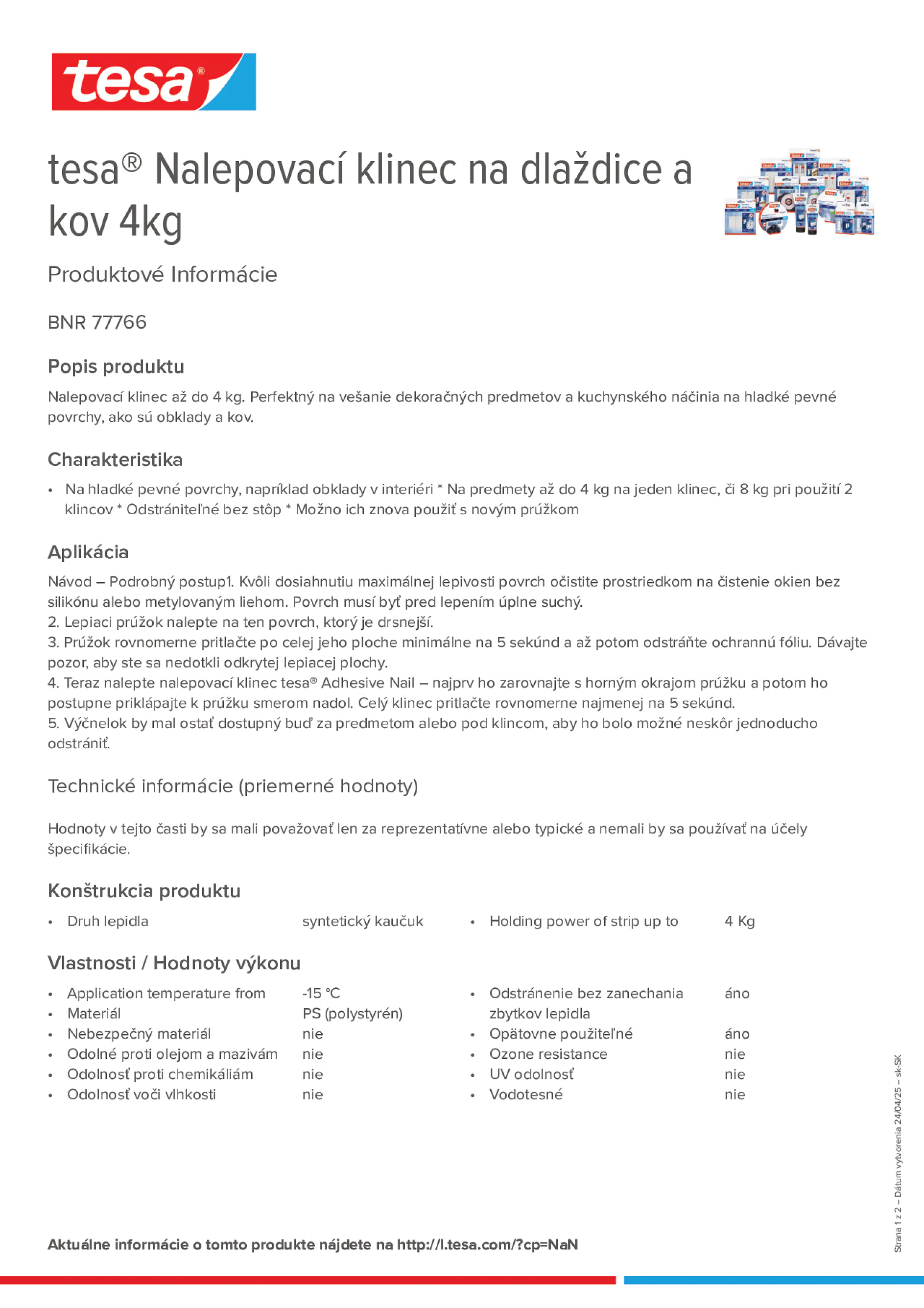 Product information_tesa® 77766_sk-SK