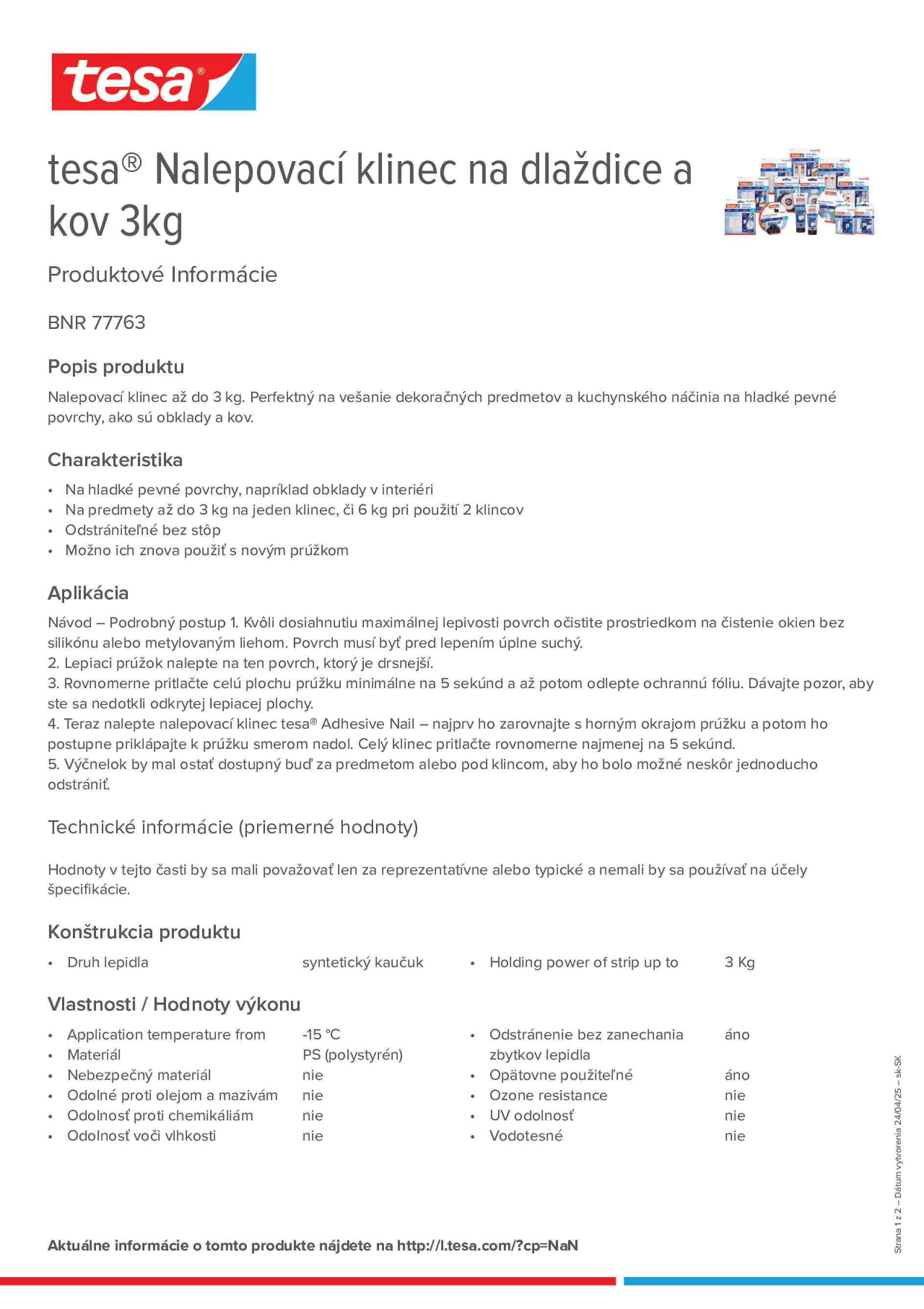 Product information_tesa® 77763_sk-SK