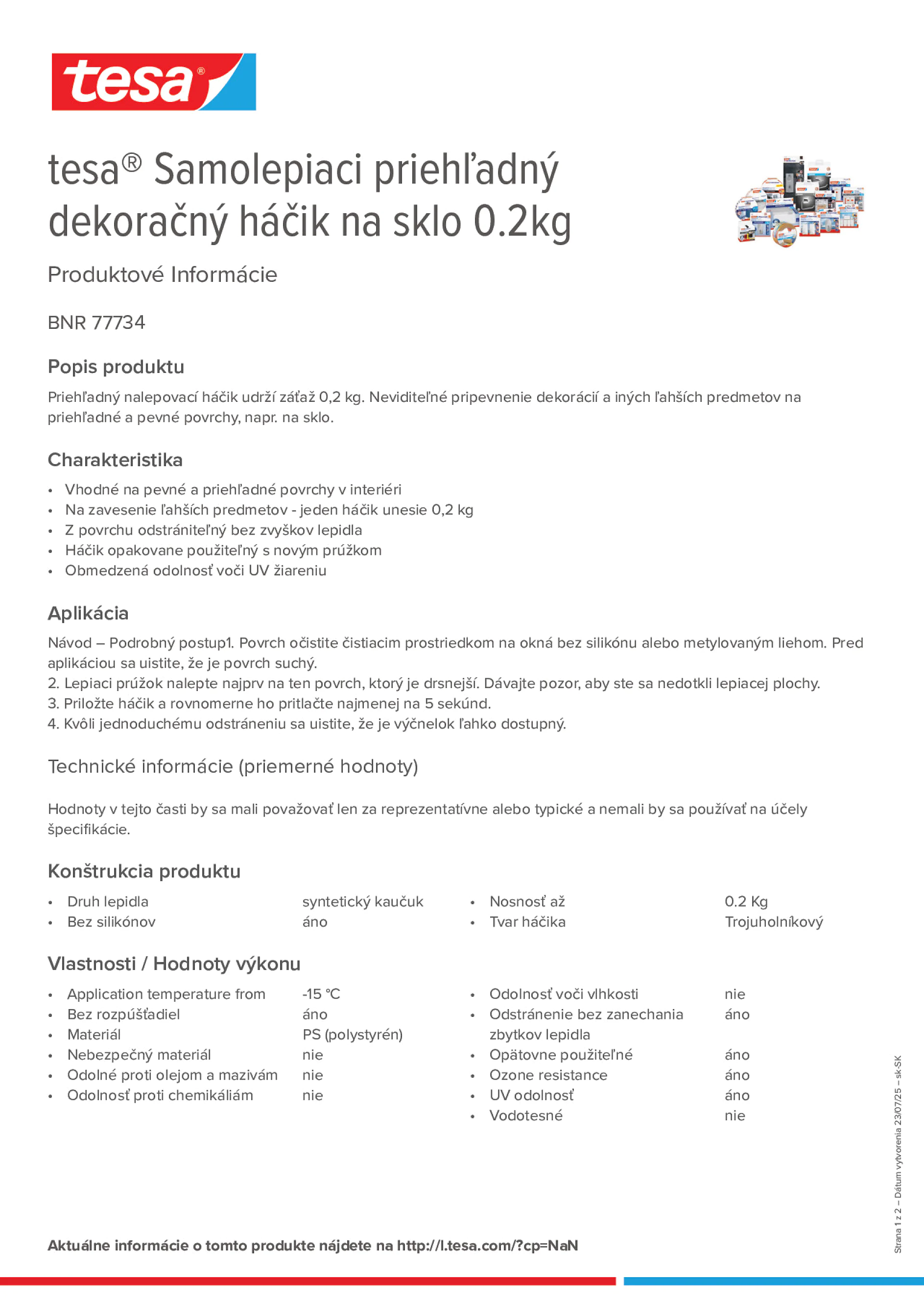 Product information_tesa® 77734_sk-SK