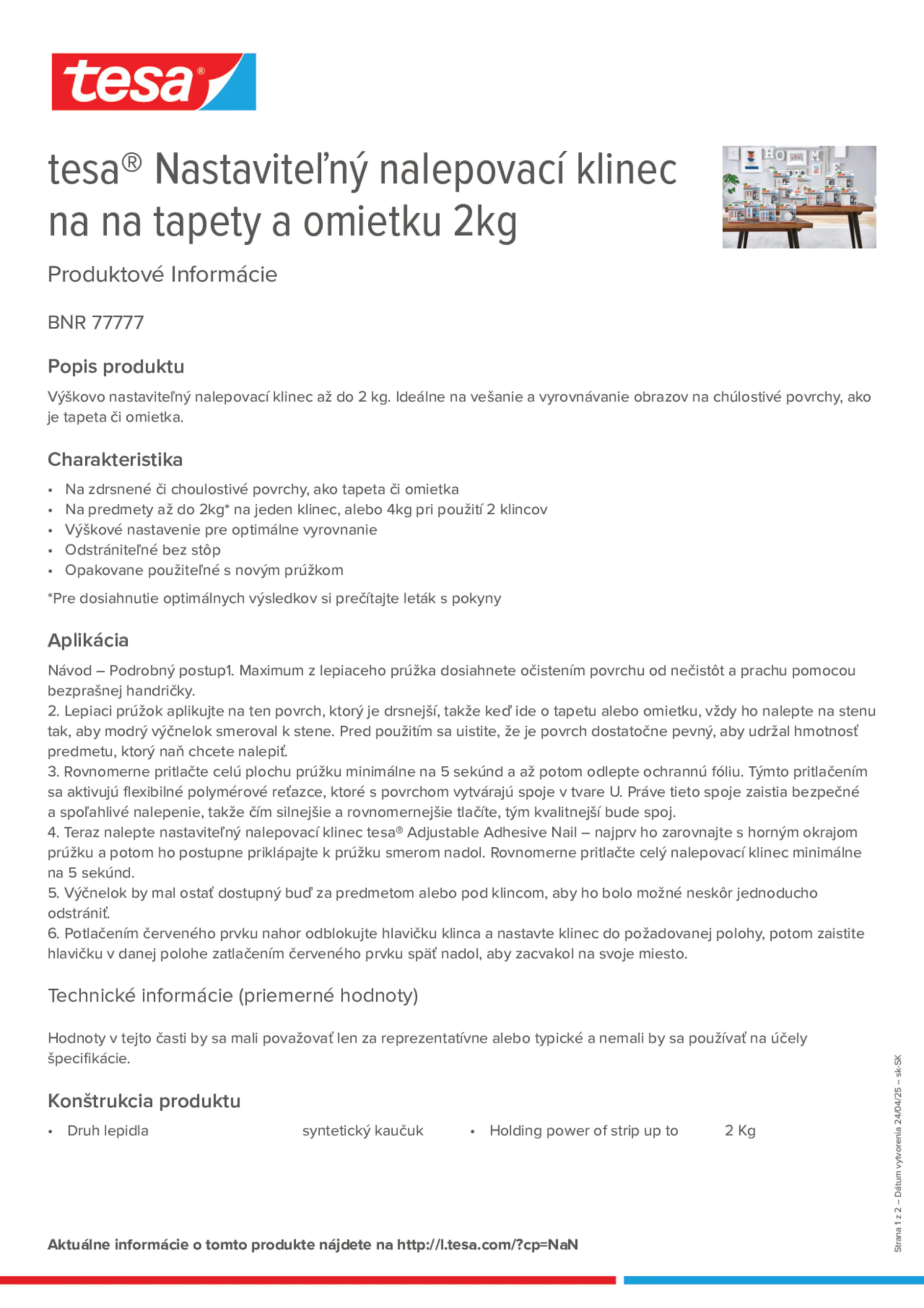 Product information_tesa® 77777_sk-SK