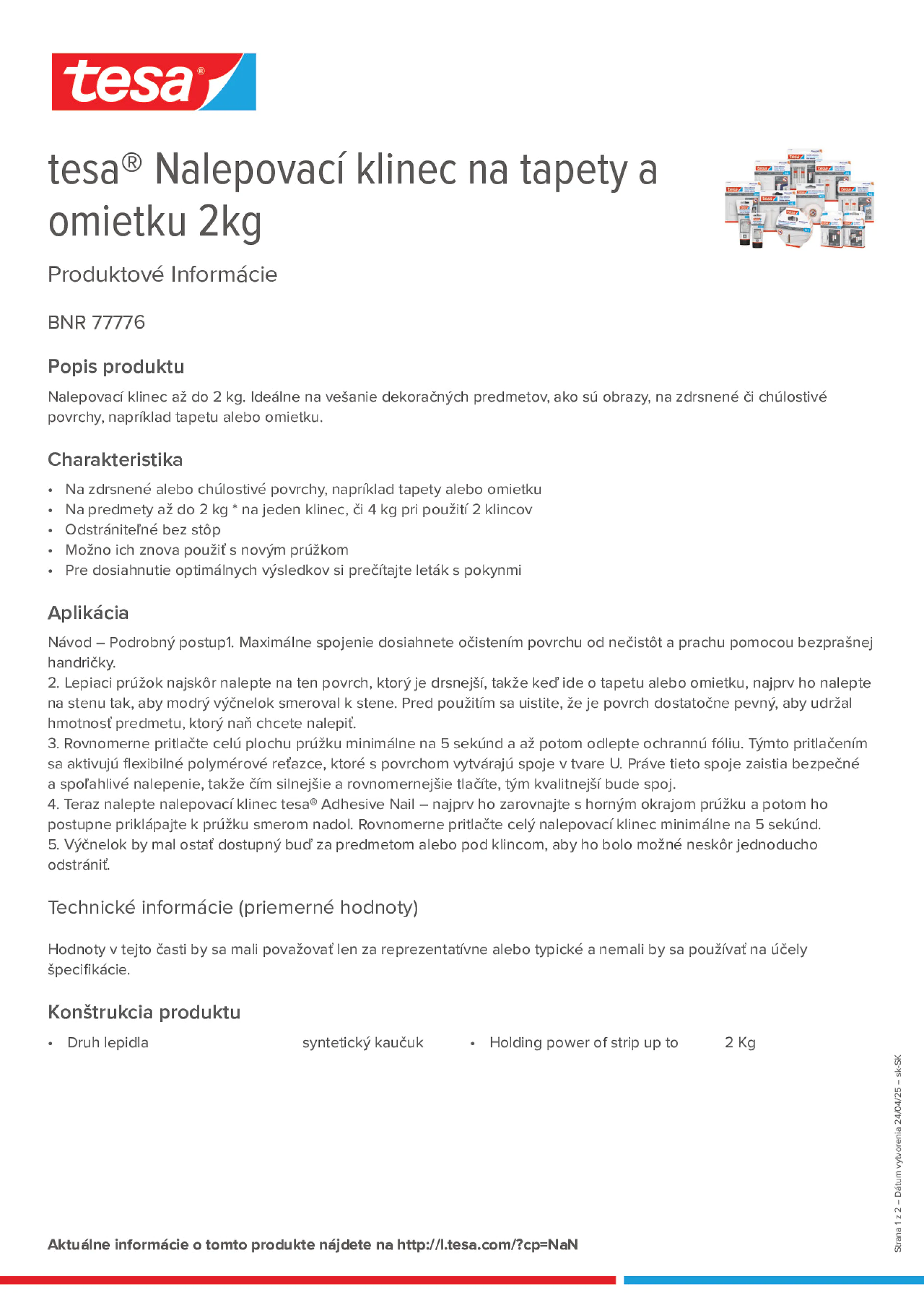Product information_tesa® 77776_sk-SK