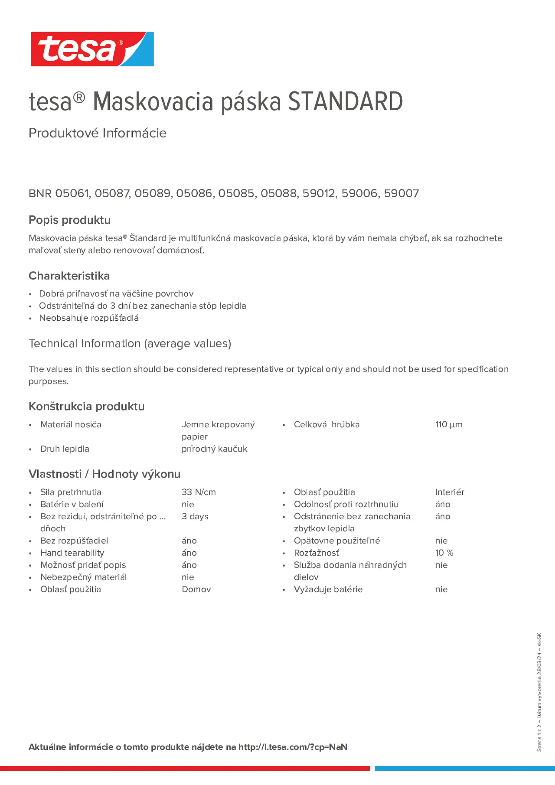 Product information_tesa® 59005_sk-SK
