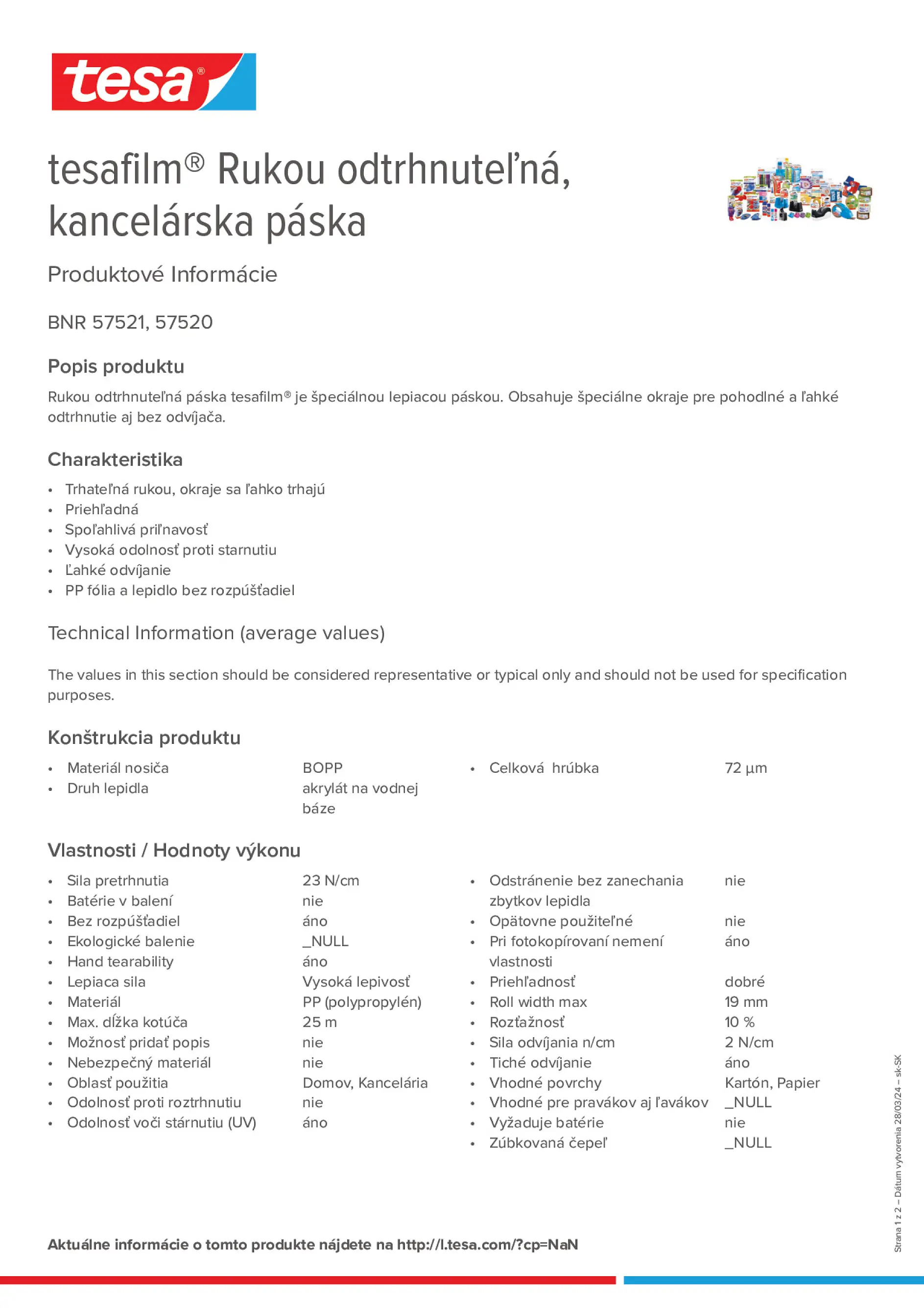 Product information_tesafilm® 57520_sk-SK