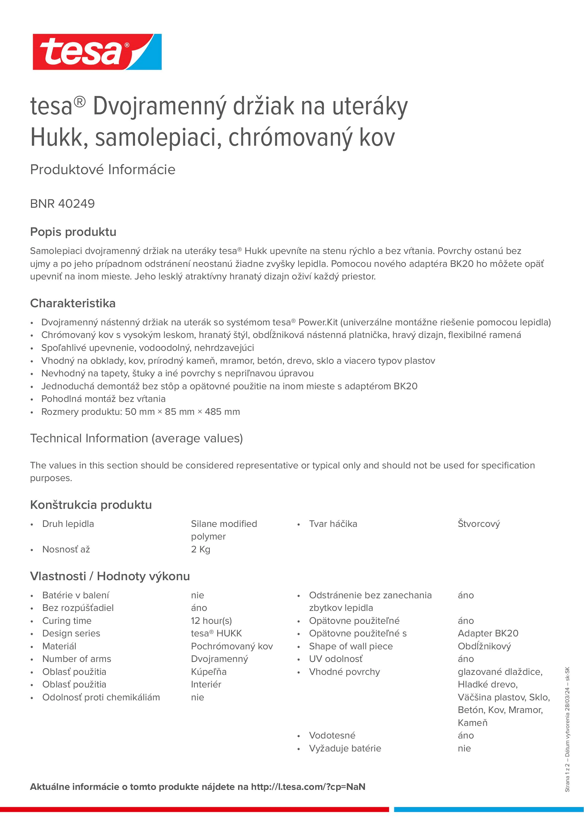 Product information_tesa® 40249_sk-SK