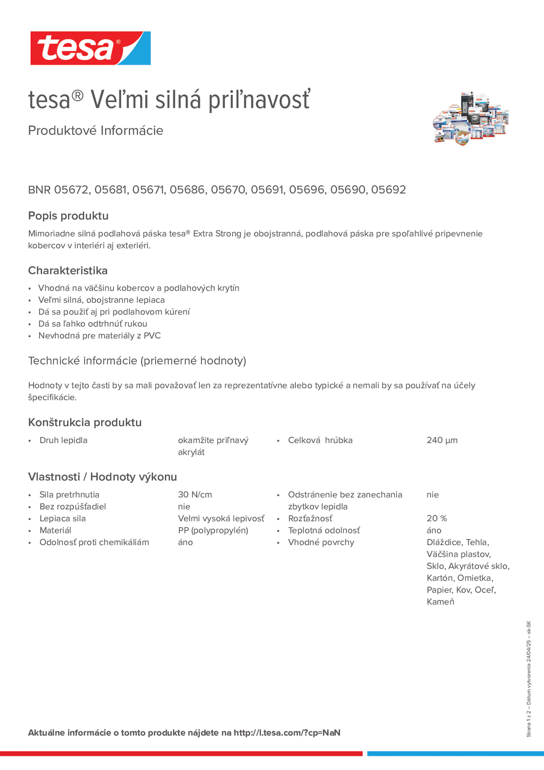 Product information_tesa® 5696_sk-SK