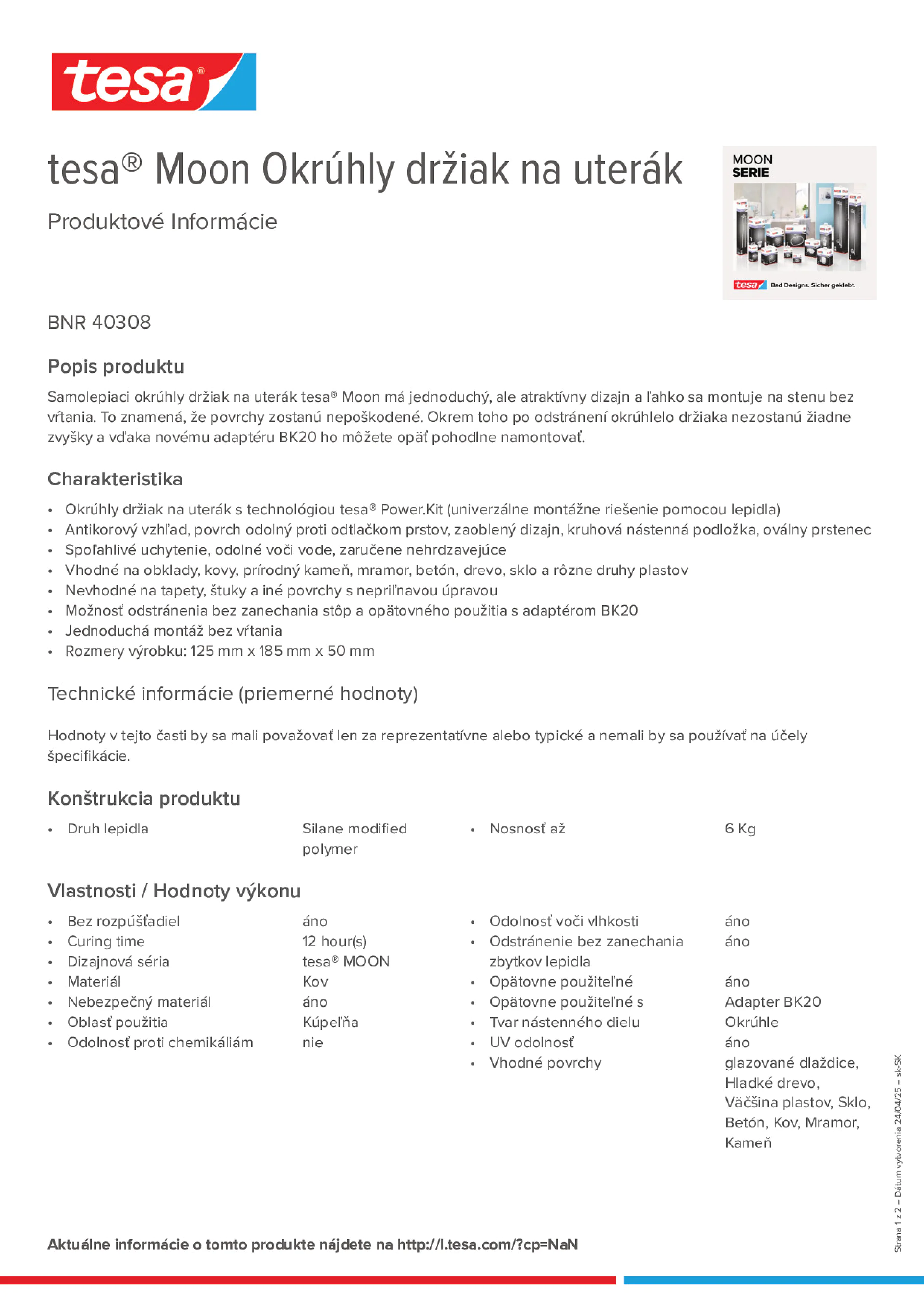 Product information_tesa® 40308_sk-SK