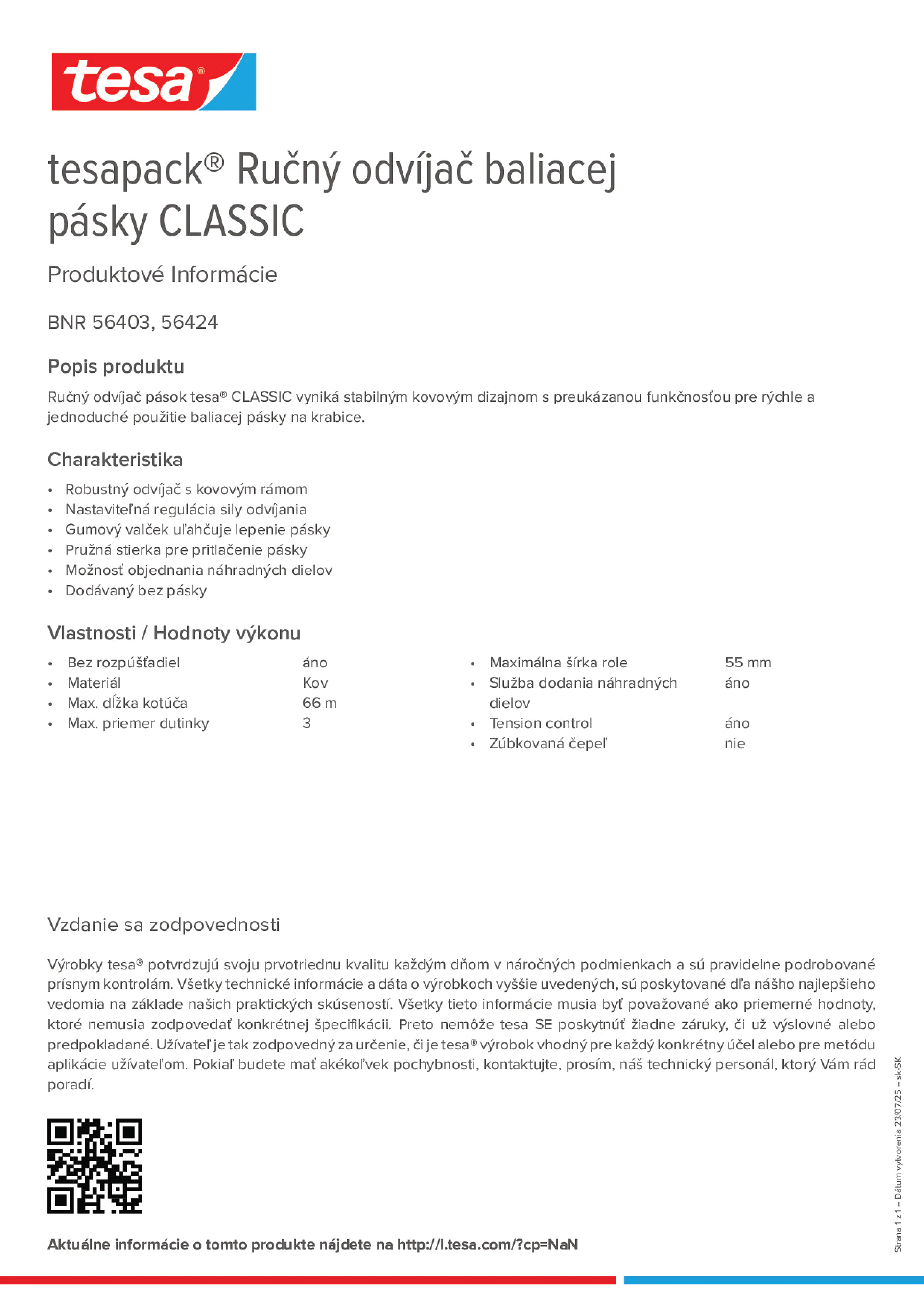 Product information_tesapack® 56403_sk-SK