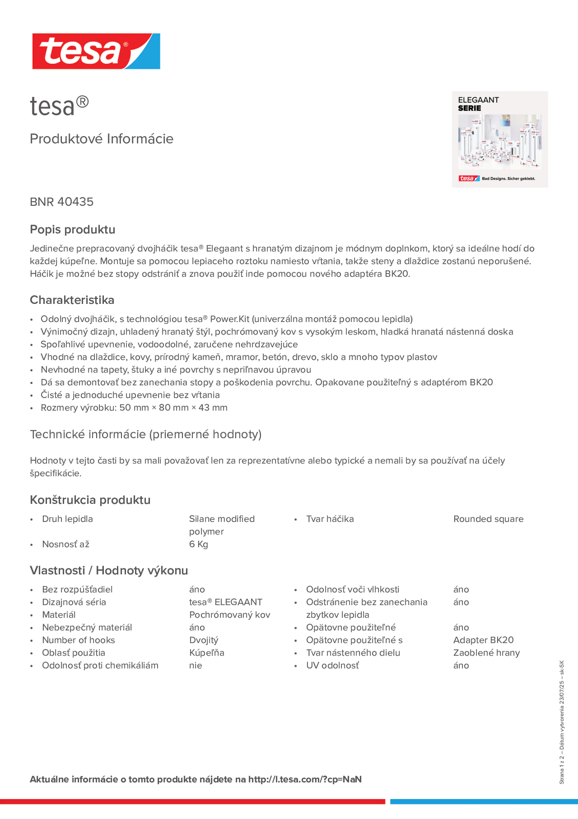 Product information_tesa® 40435_sk-SK