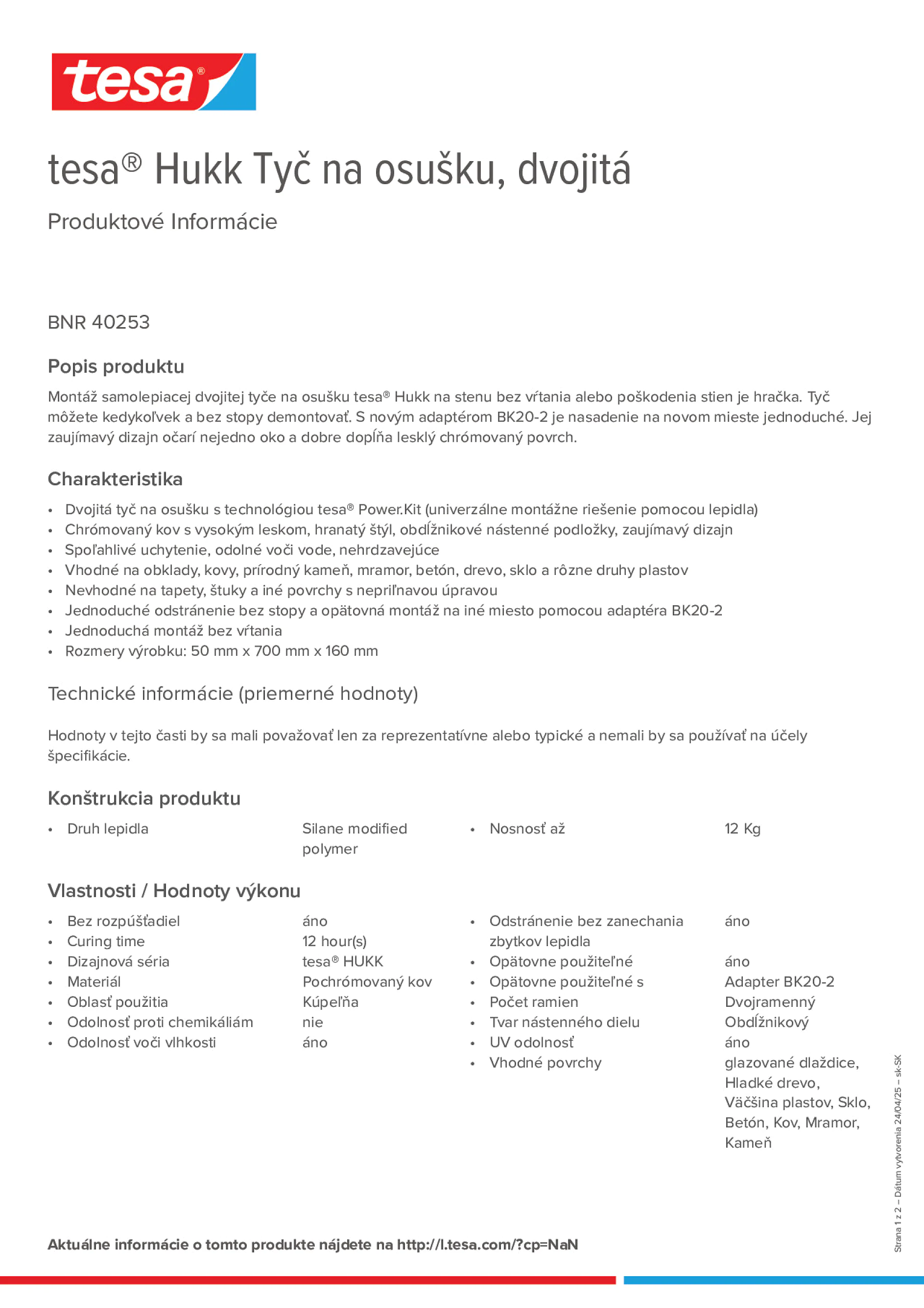 Product information_tesa® 40253_sk-SK