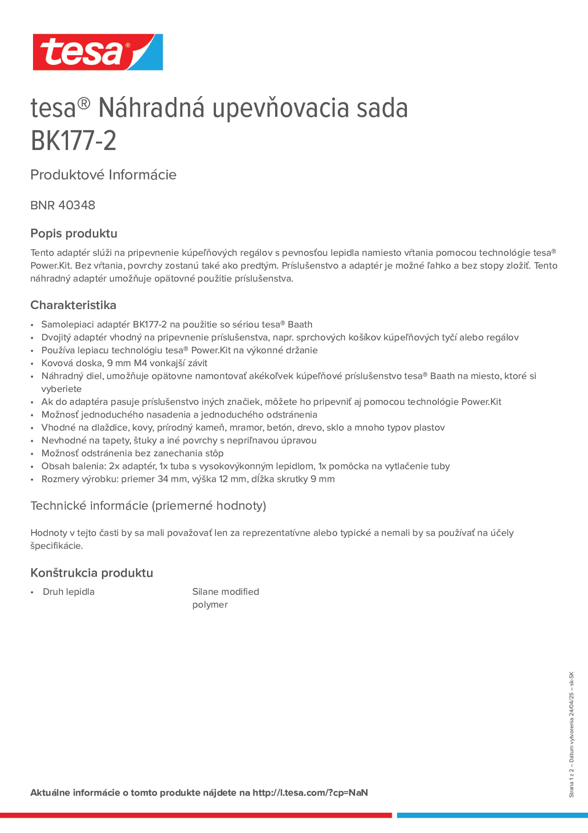 Product information_tesa® 40348_sk-SK