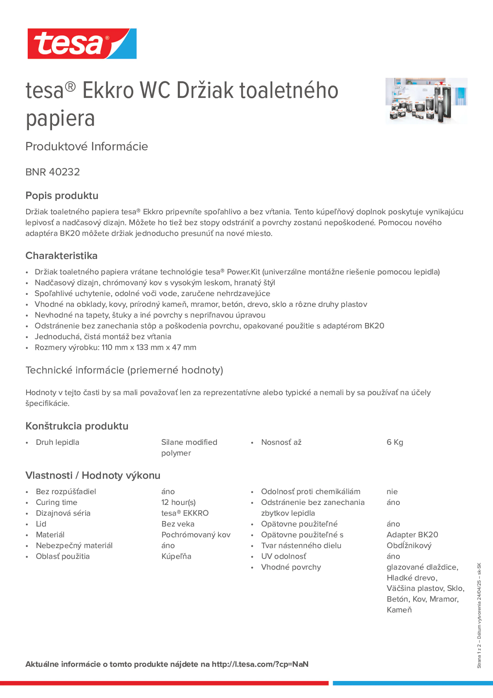 Product information_tesa® 40232_sk-SK