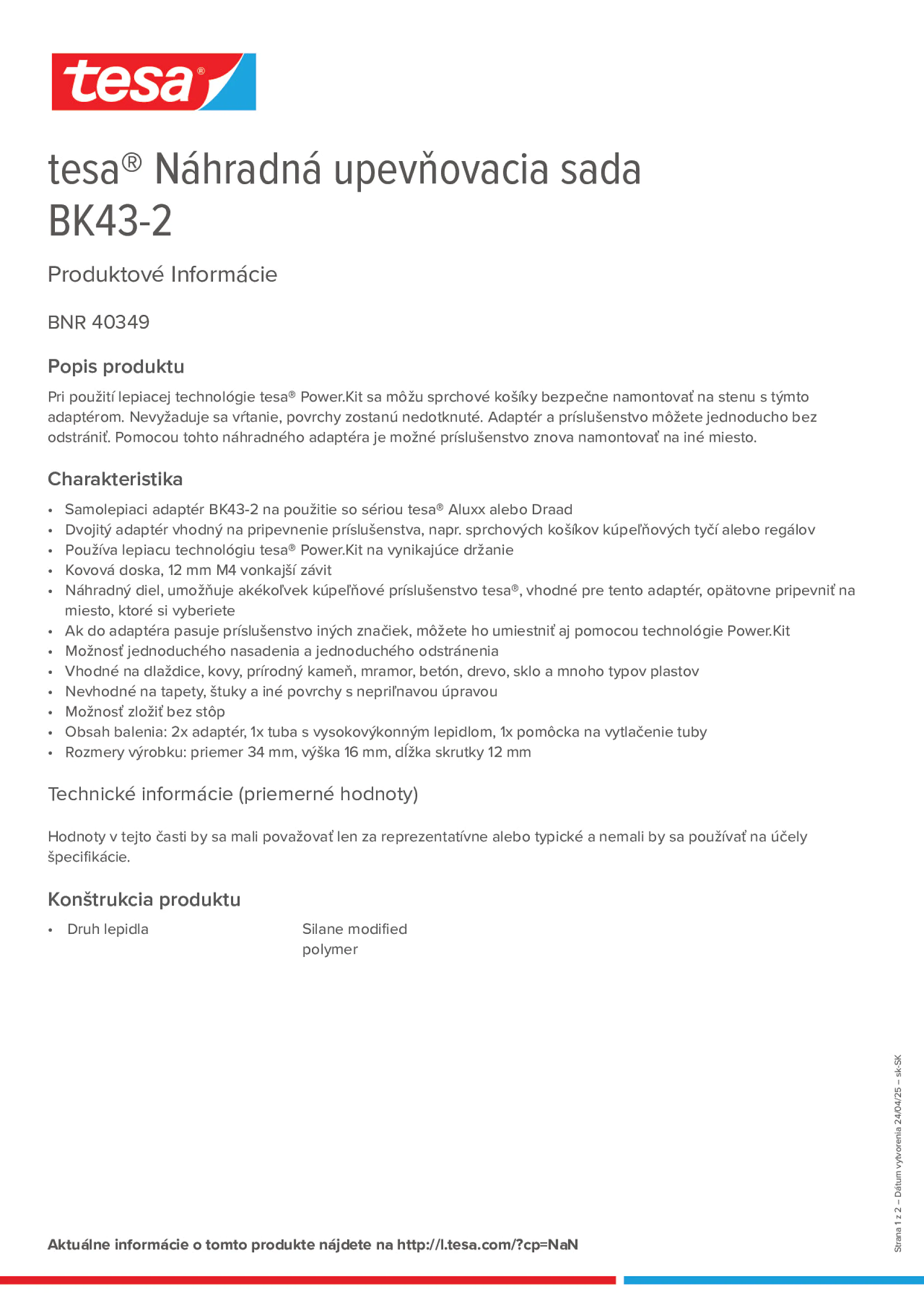 Product information_tesa® 40349_sk-SK