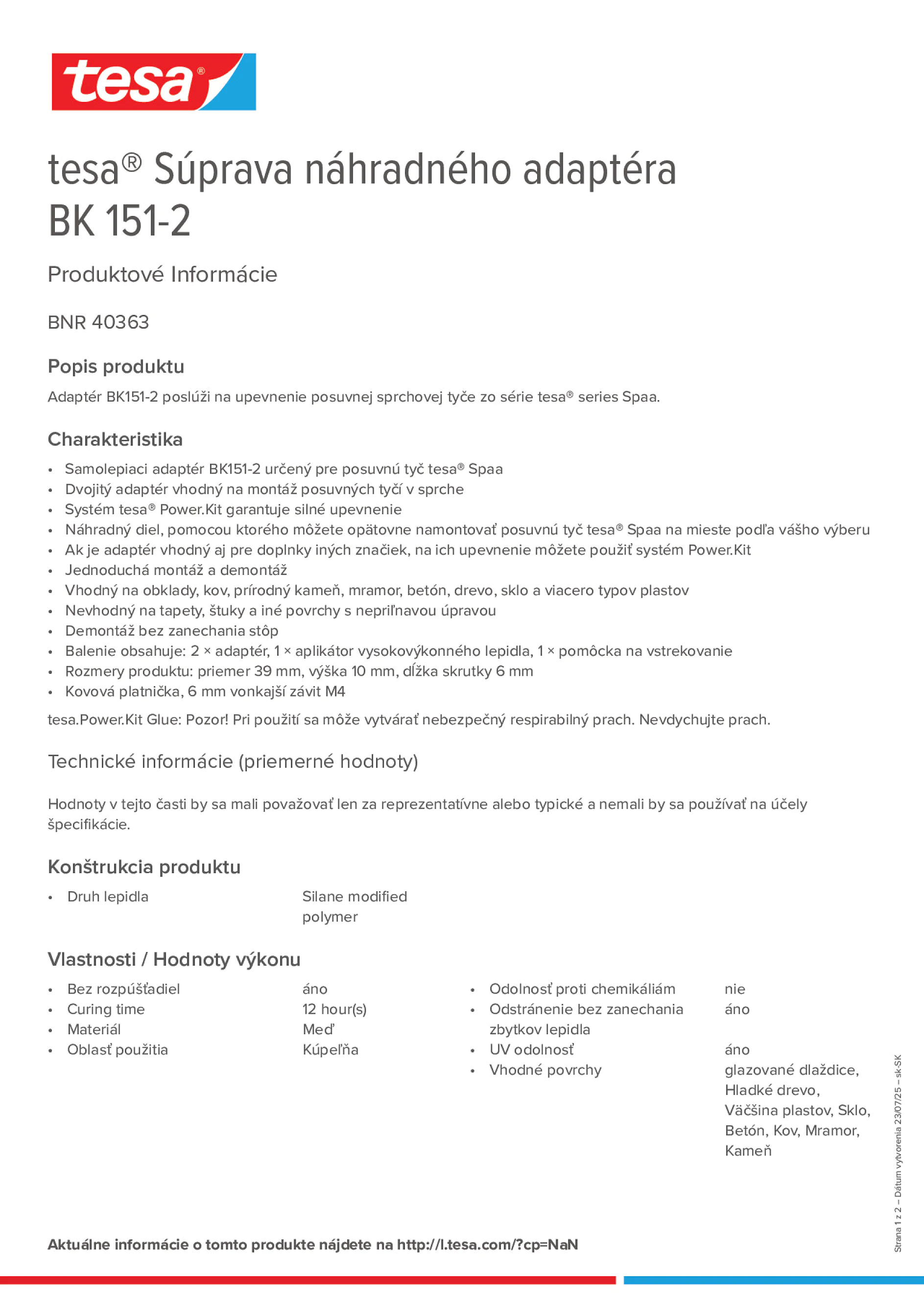 Product information_tesa® 40363_sk-SK