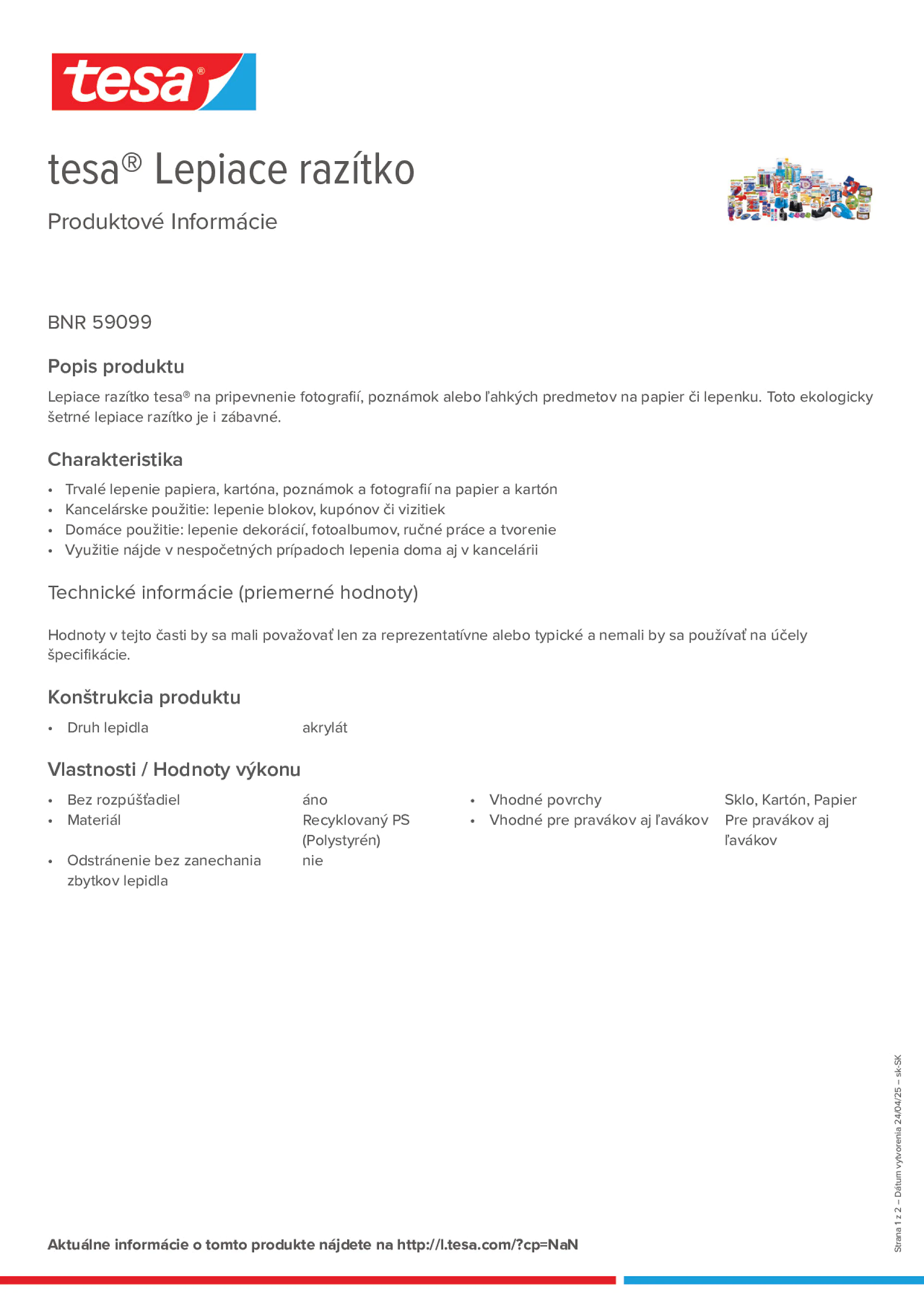 Product information_tesa® 59099_sk-SK