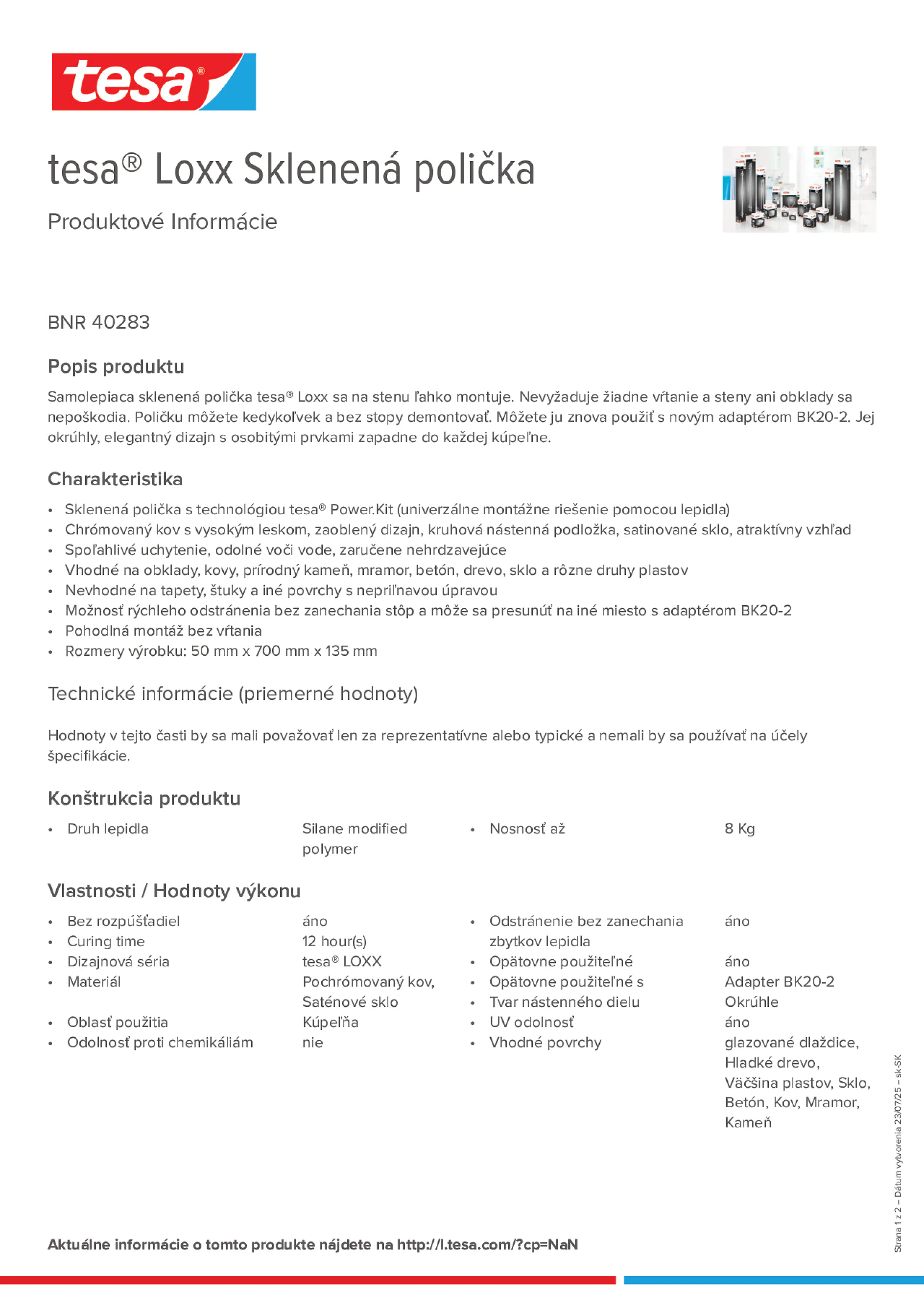 Product information_tesa® 40283_sk-SK