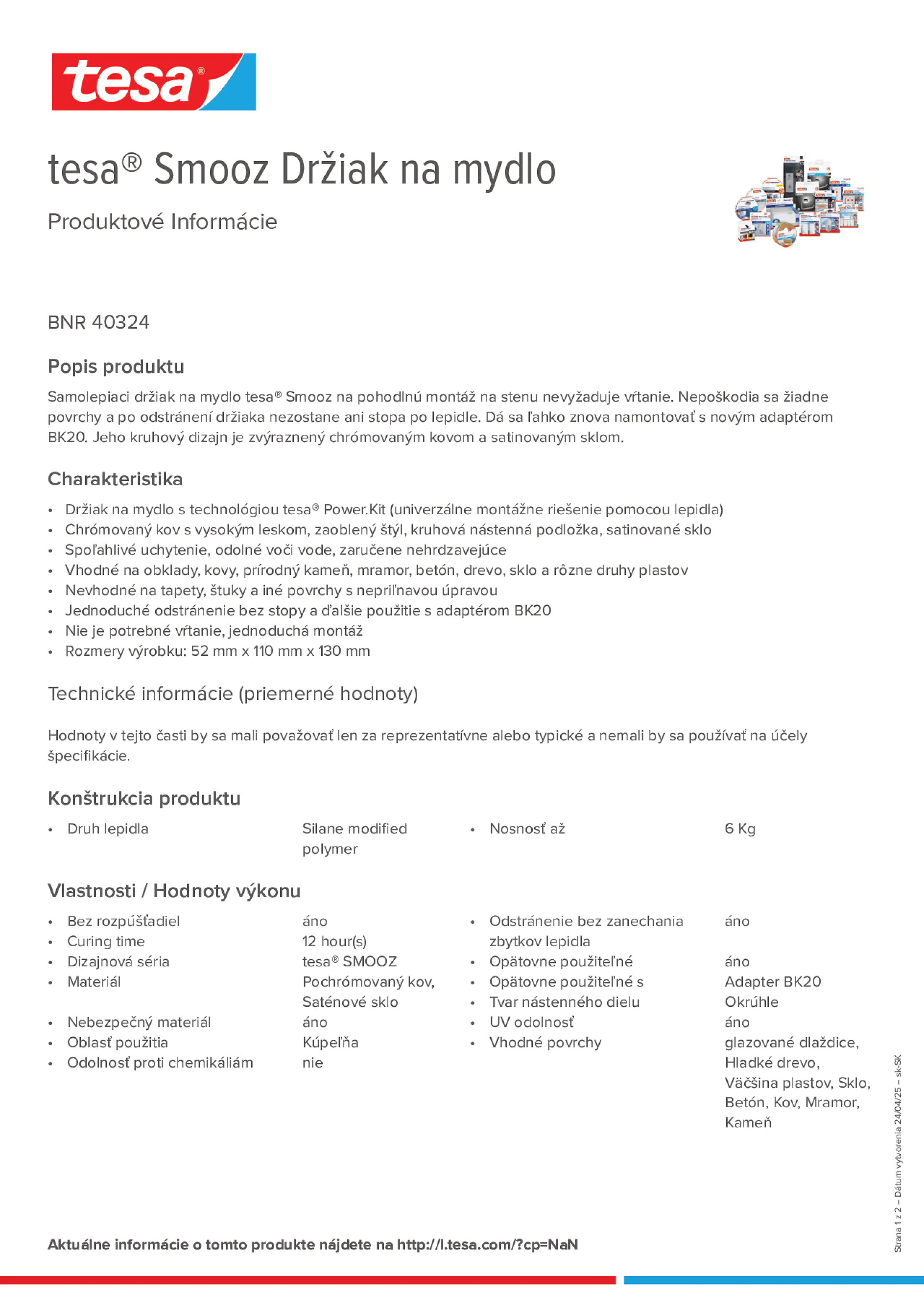Product information_tesa® 40324_sk-SK