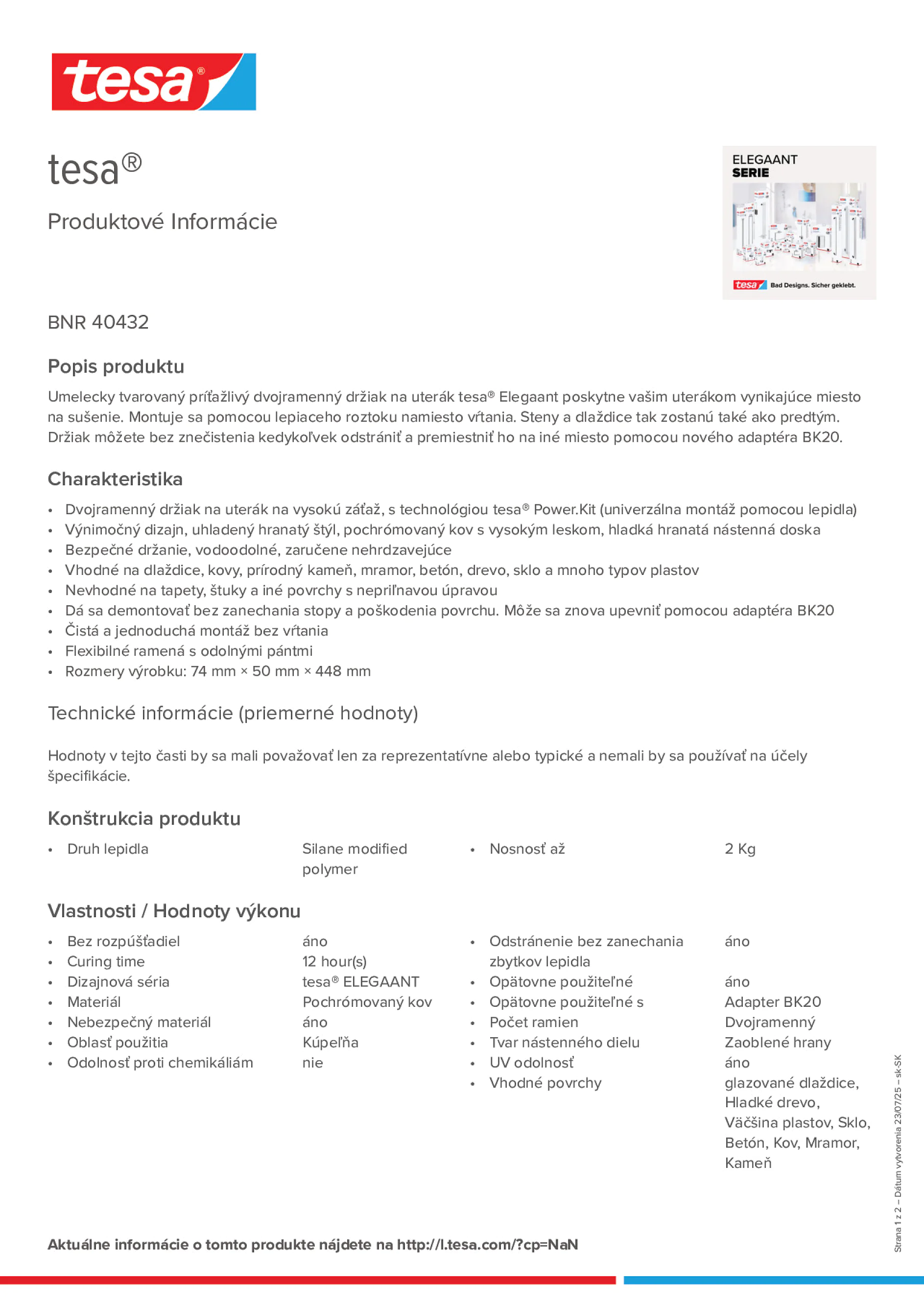 Product information_tesa® 40432_sk-SK