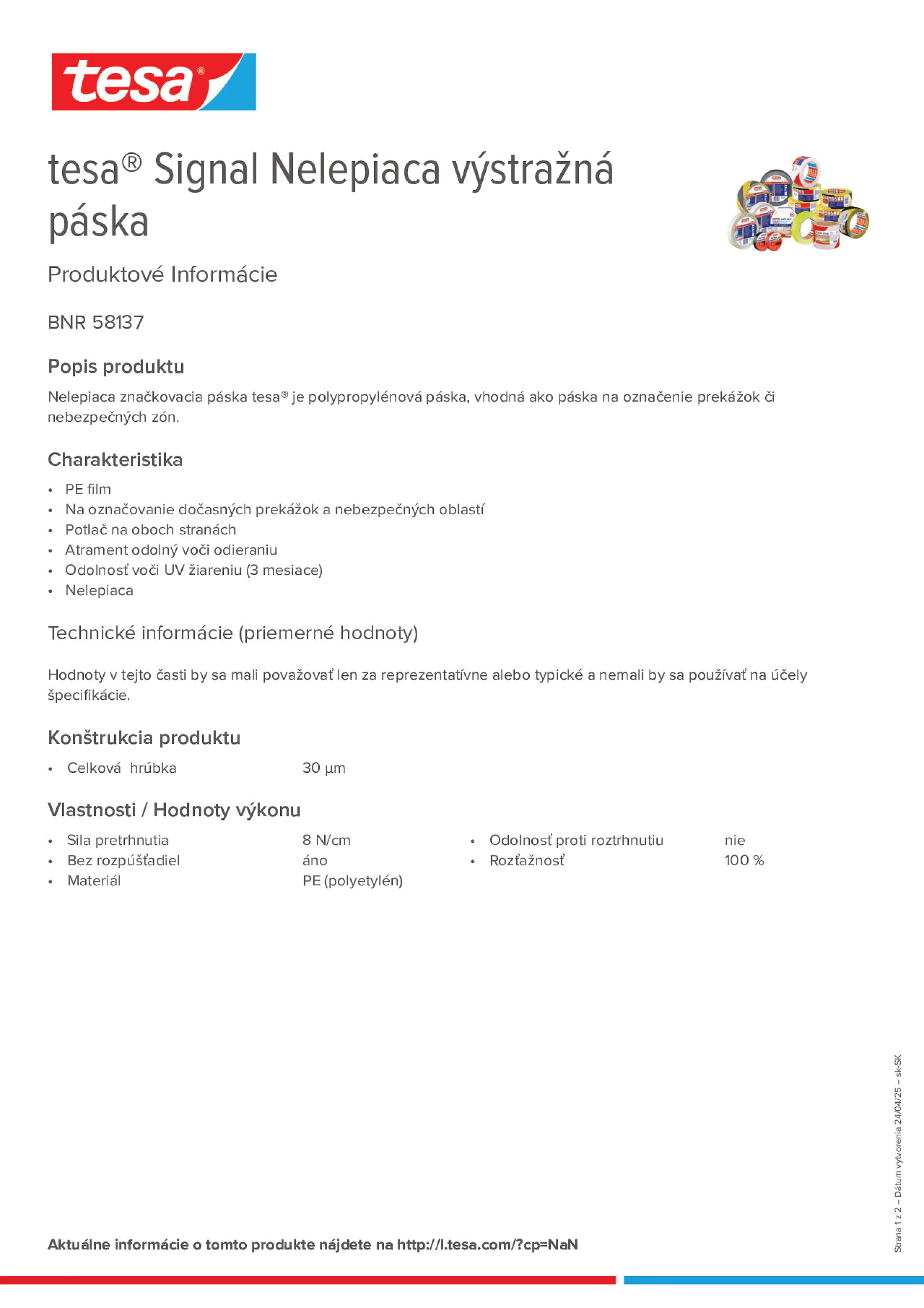 Product information_tesa® 58137_sk-SK