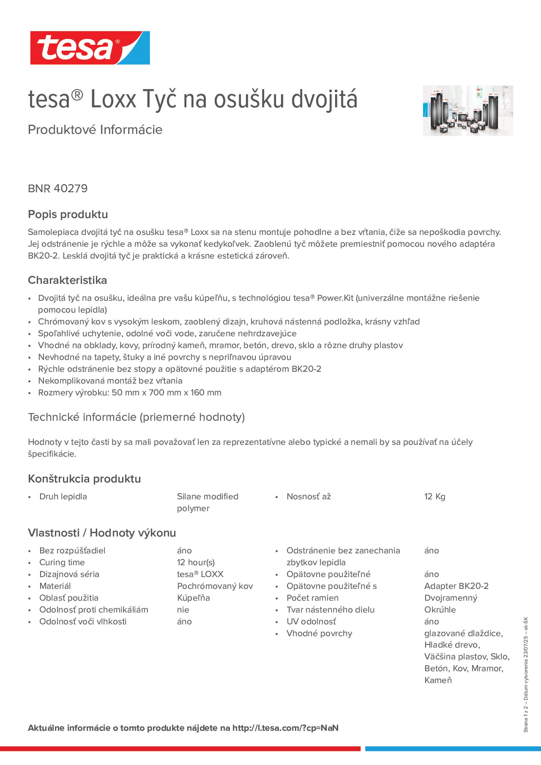 Product information_tesa® 40279_sk-SK