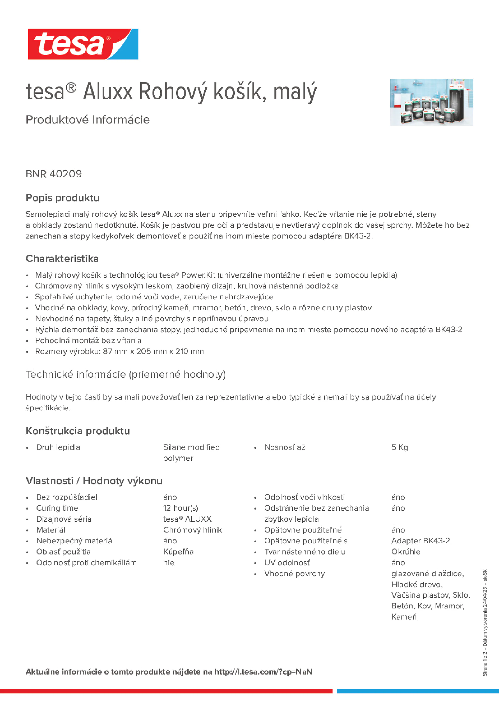 Product information_tesa® 40209_sk-SK