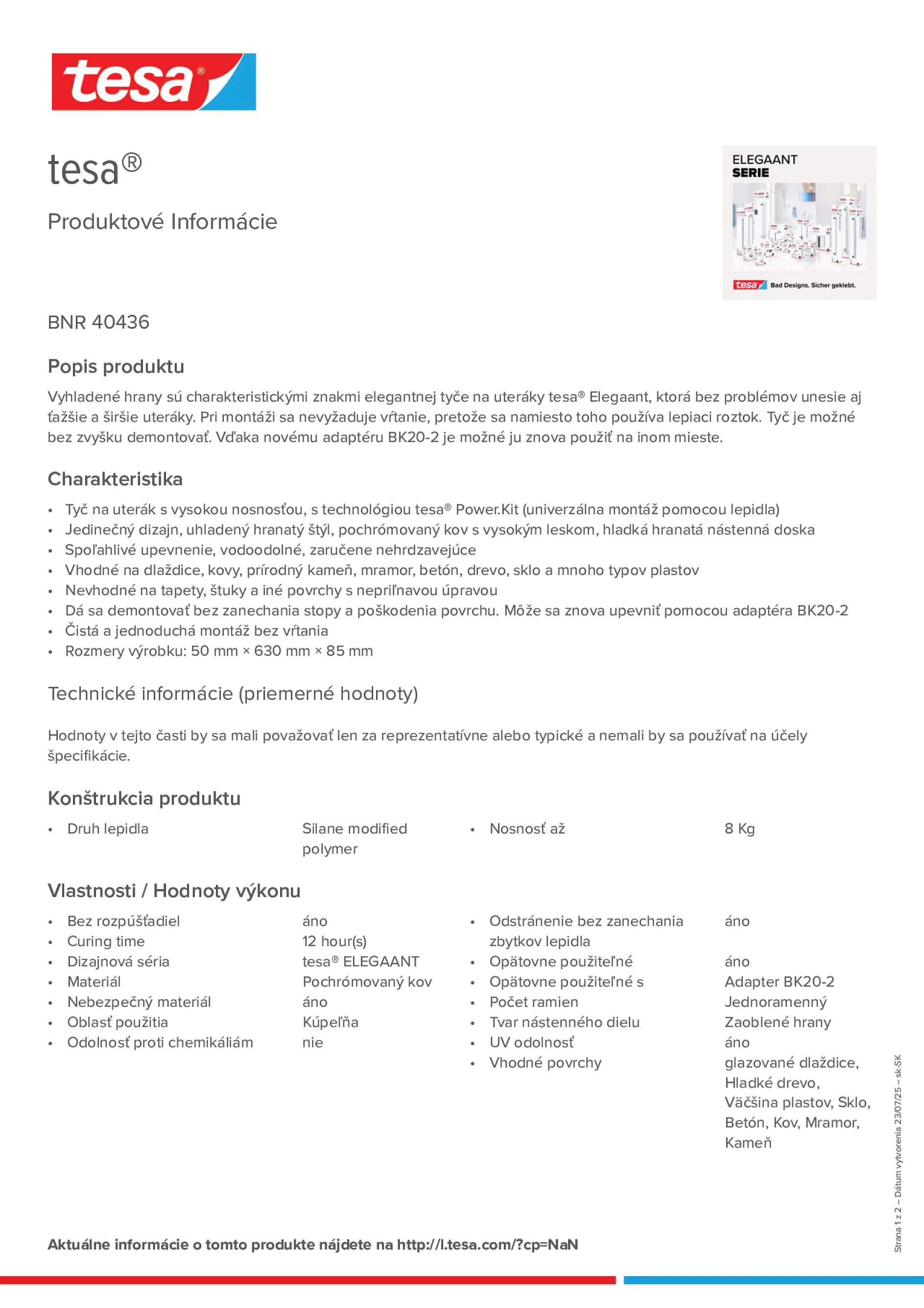 Product information_tesa® 40436_sk-SK