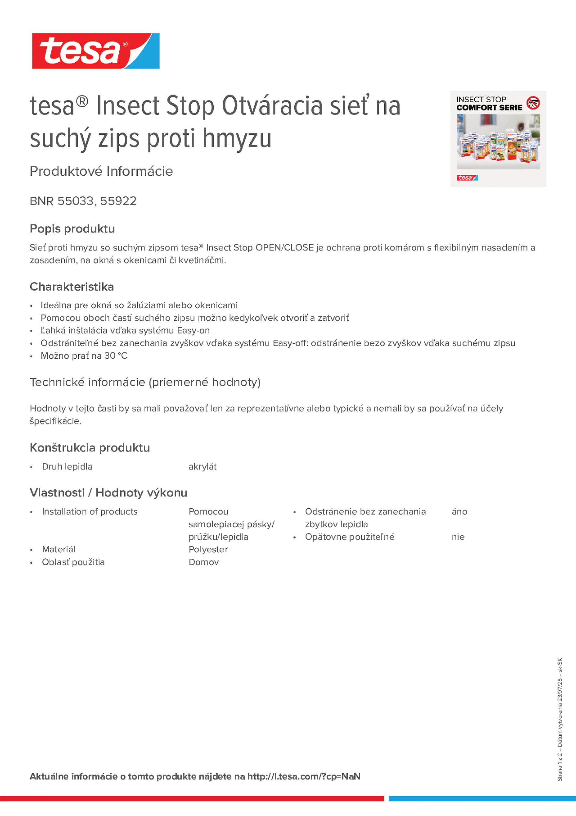 Product information_tesa® 55033_sk-SK