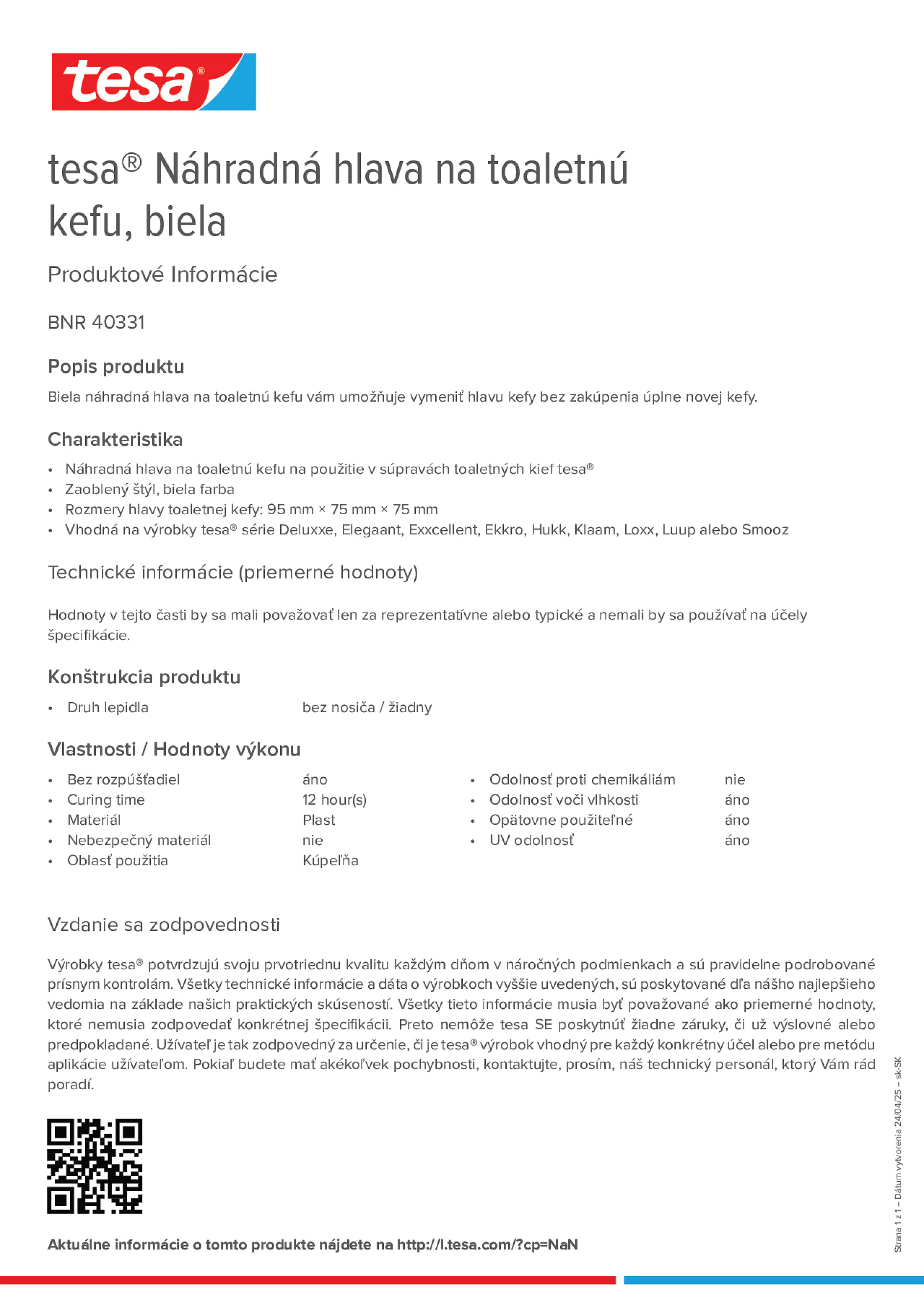 Product information_tesa® 40331_sk-SK