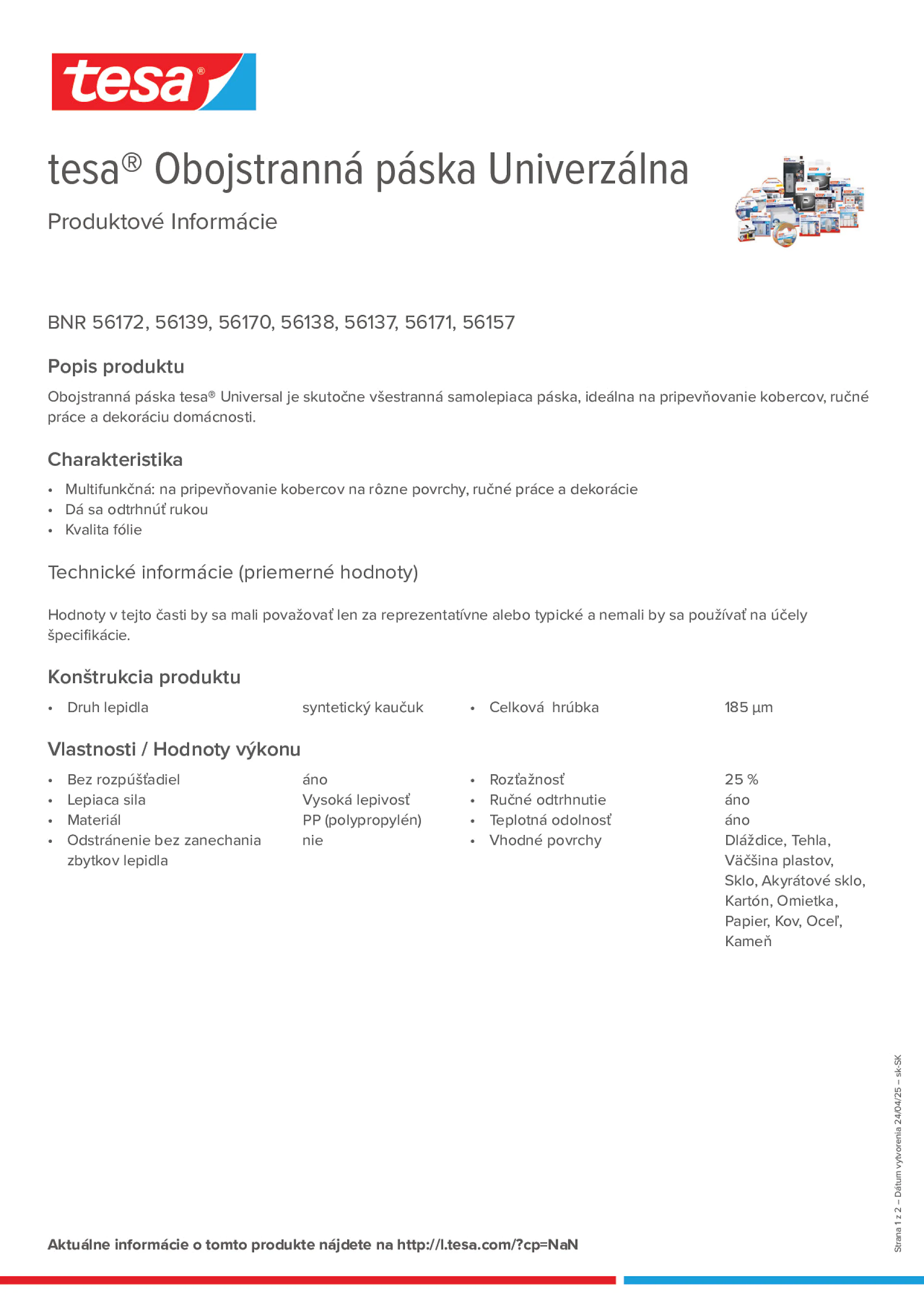 Product information_tesa® 56170_sk-SK