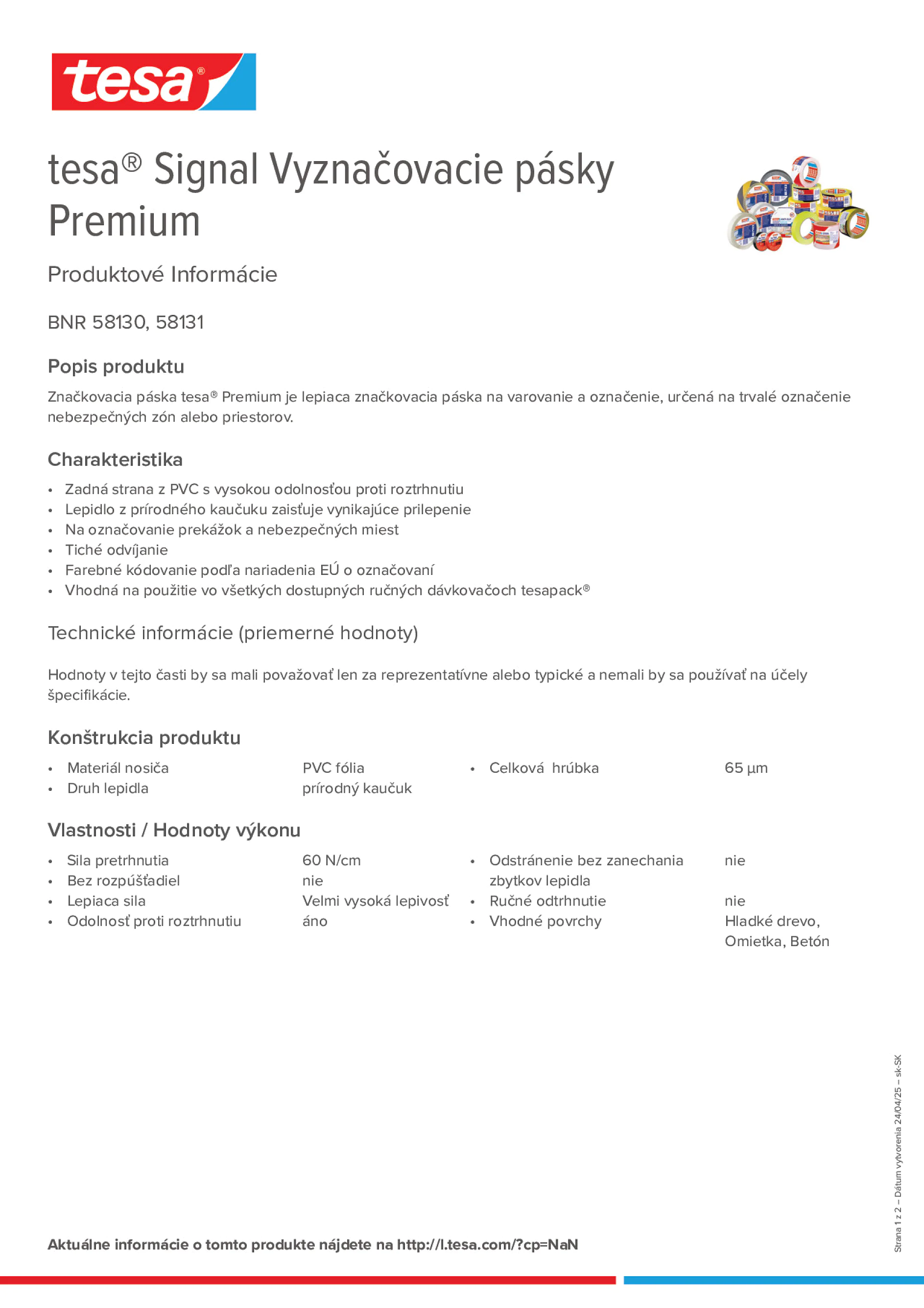 Product information_tesa® 58131_sk-SK