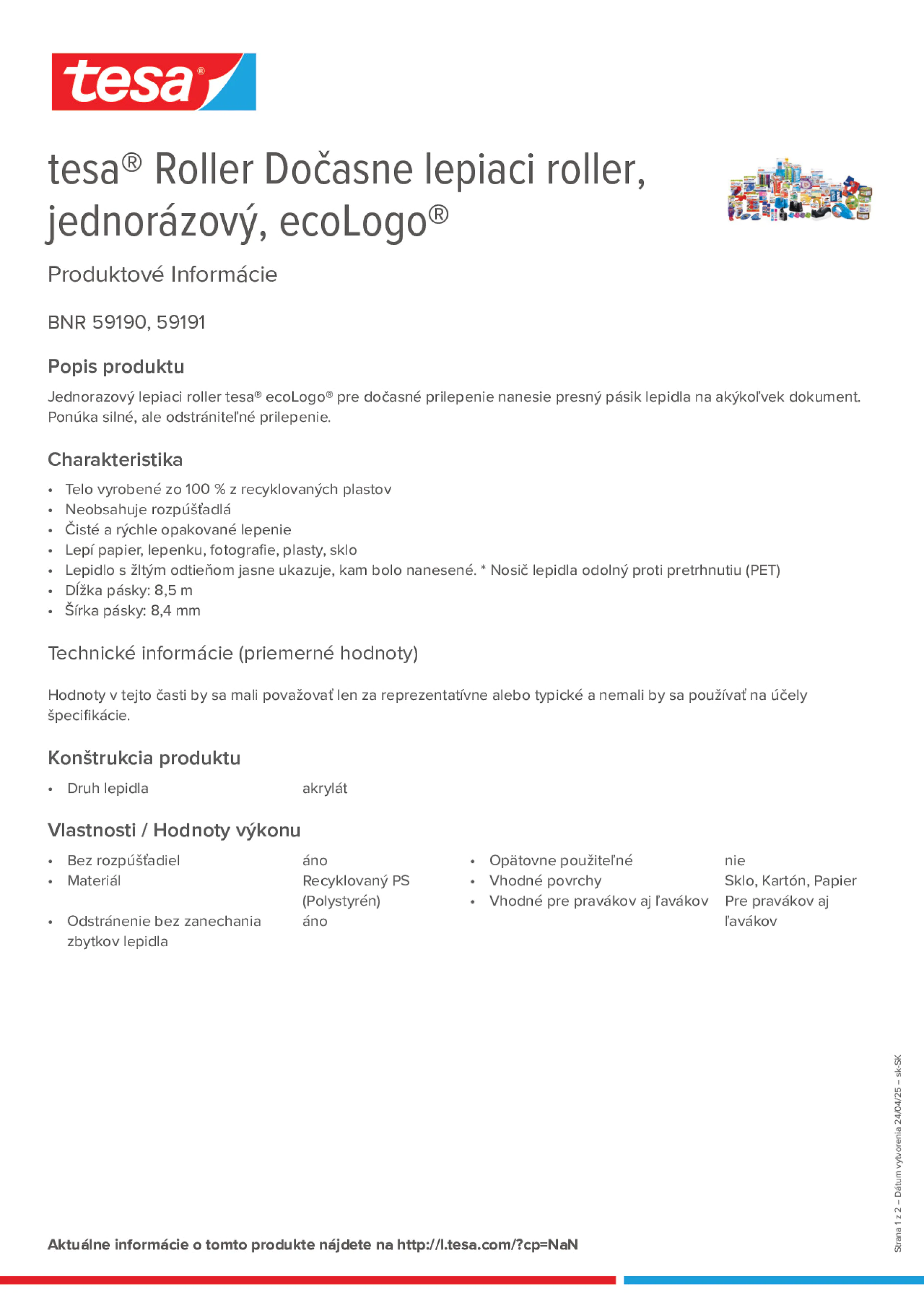 Product information_tesa® 59191_sk-SK